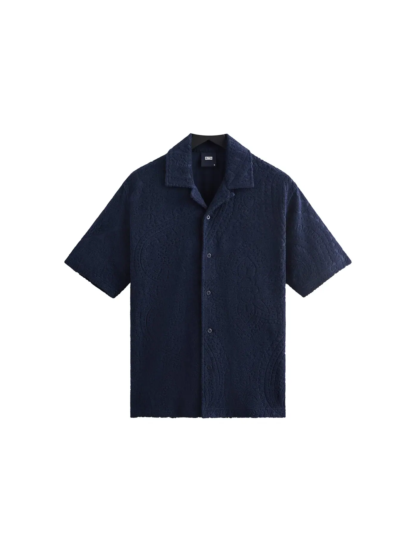 Мужская рубашка с принтом Thompson Camp Collar Kith — изображение 1 из 1, ночной