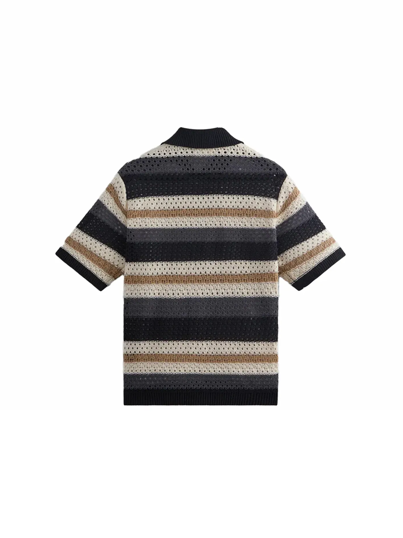 Мужская рубашка с вязаным крючком Thompson Crochet Buttondown Kith — изображение 2 из 2, черный