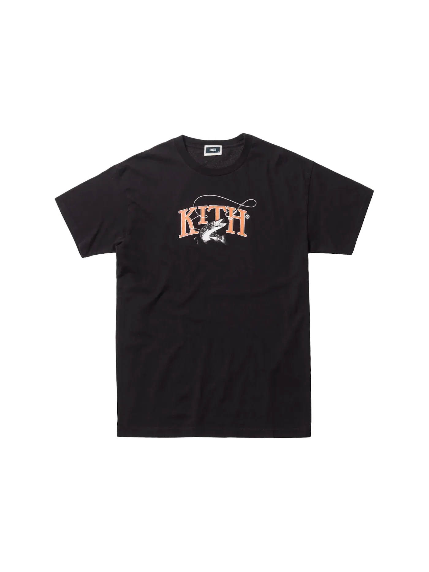 Мужская футболка с принтом Kith — изображение 1 из 1, черный