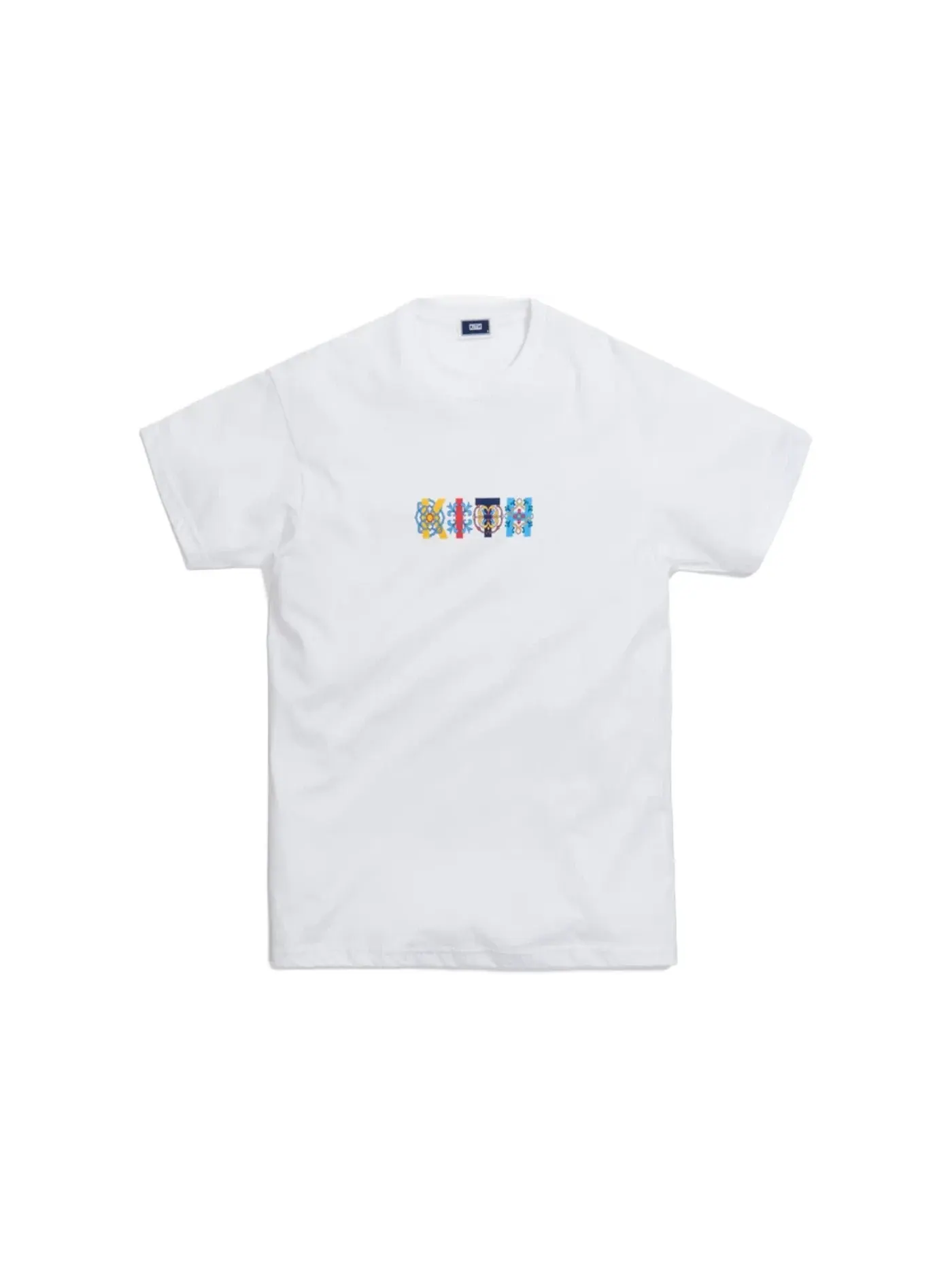 Мужская футболка с принтом Kith Tee Kith — изображение 1 из 1, белый