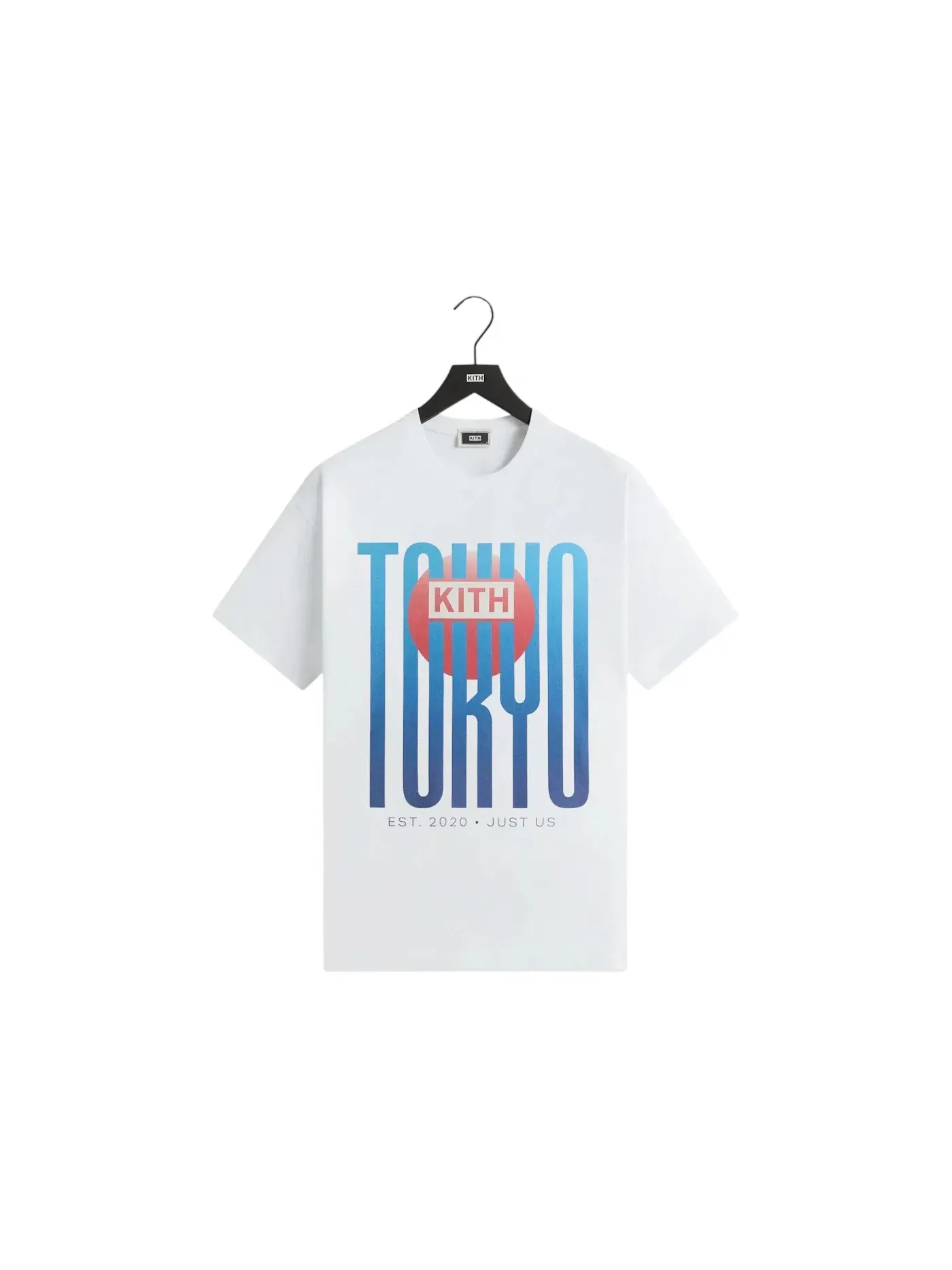 Мужская футболка с принтом Kith Tokyo Classic Logo Vintage Tee — изображение 1 из 2, белый