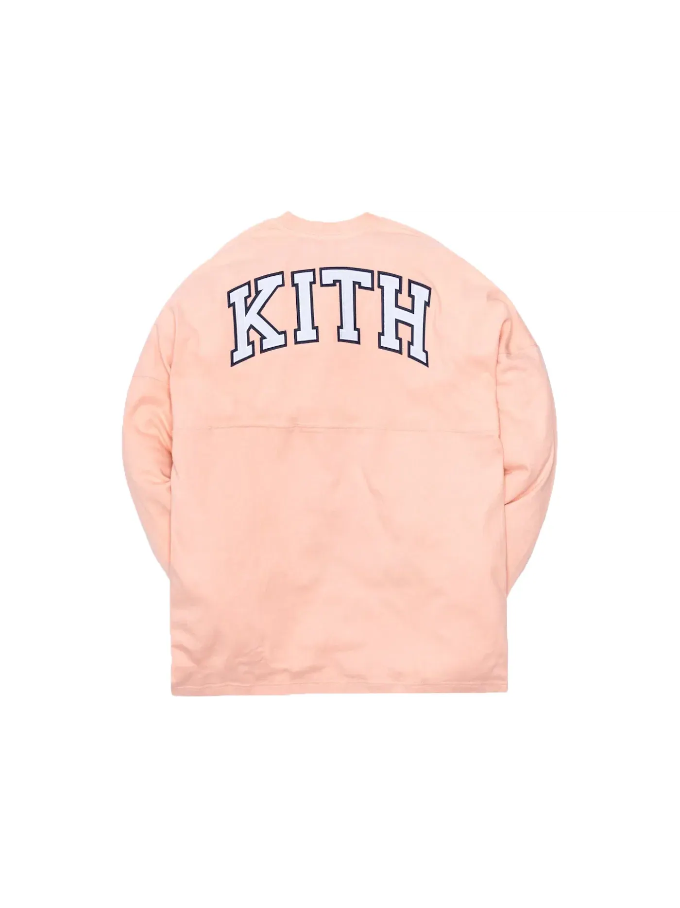 Мужская футболка с длинным рукавом Track Paneled L/S Tee Kith — изображение 2 из 2, розовый