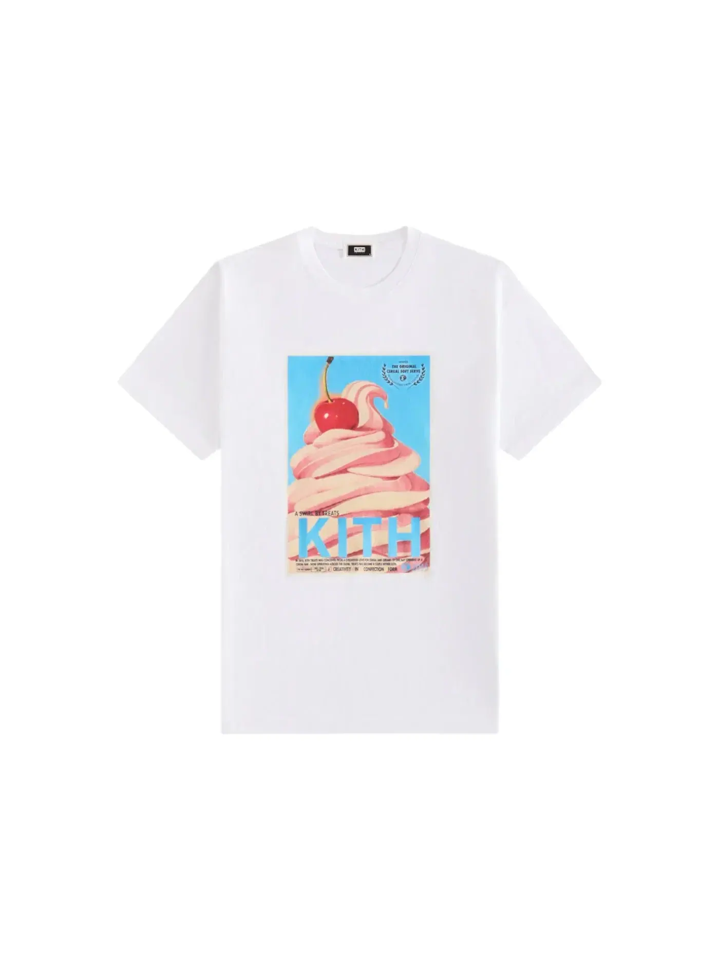 Мужская футболка с принтом Kith Treats Blockbuster Vintage Tee Kith — изображение 1 из 1, белый
