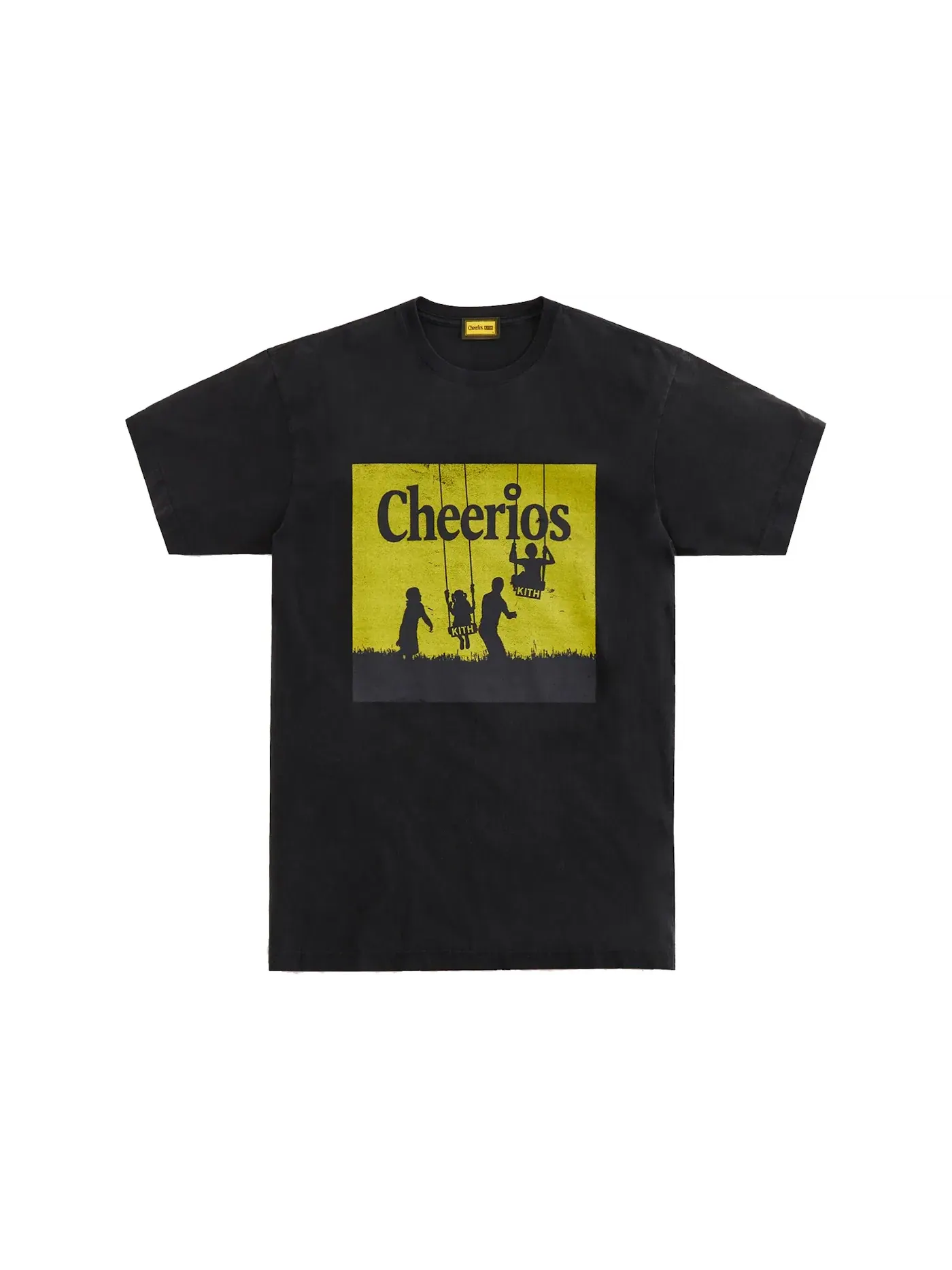 Мужская футболка с принтом Kith Treats Cheerios Vintage Ad Tee Tee Kith — изображение 1 из 2, черный