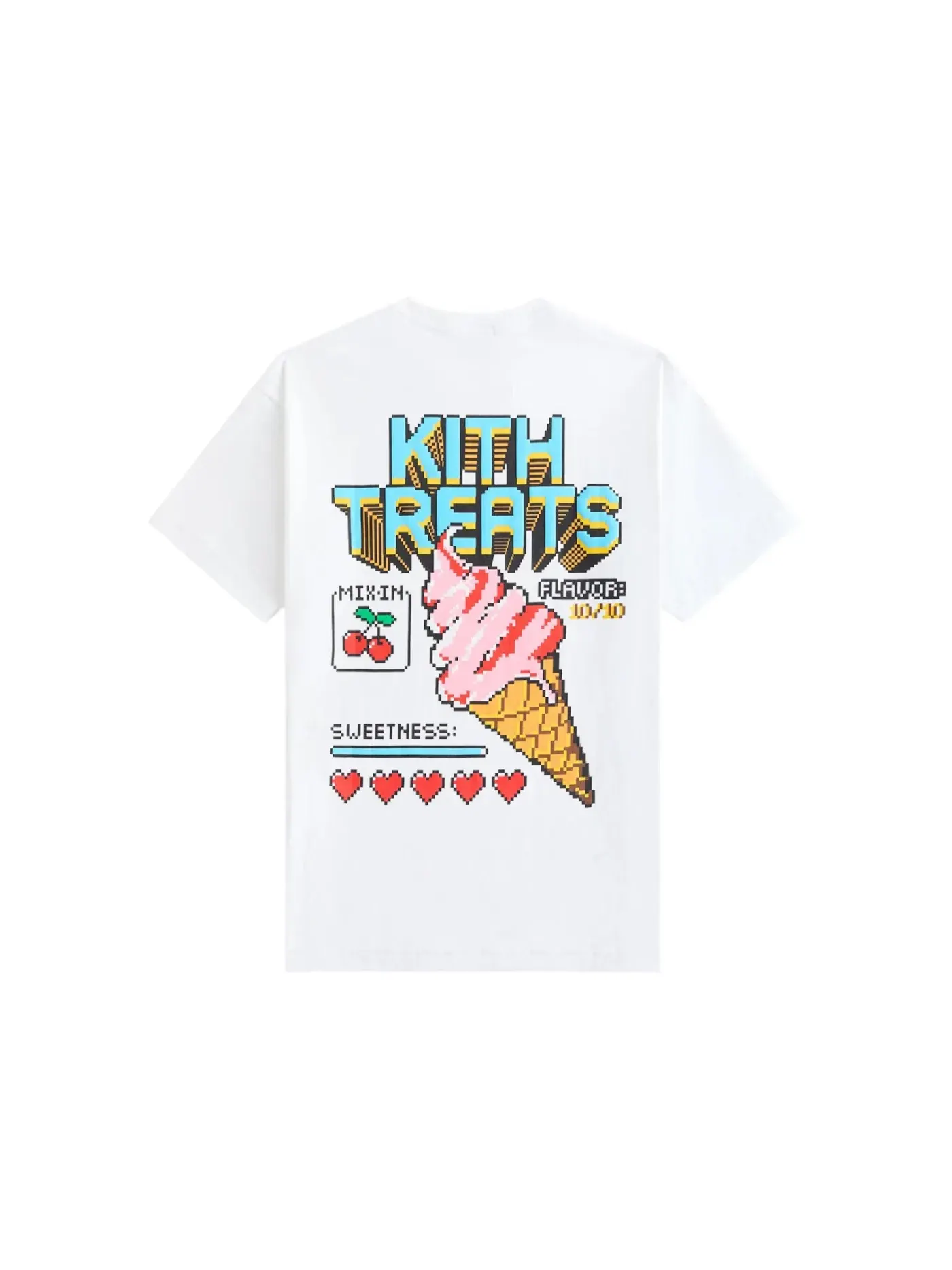 Мужская футболка с принтом Kith Treats Cherry Arcade Tee Kith — изображение 1 из 2, белый