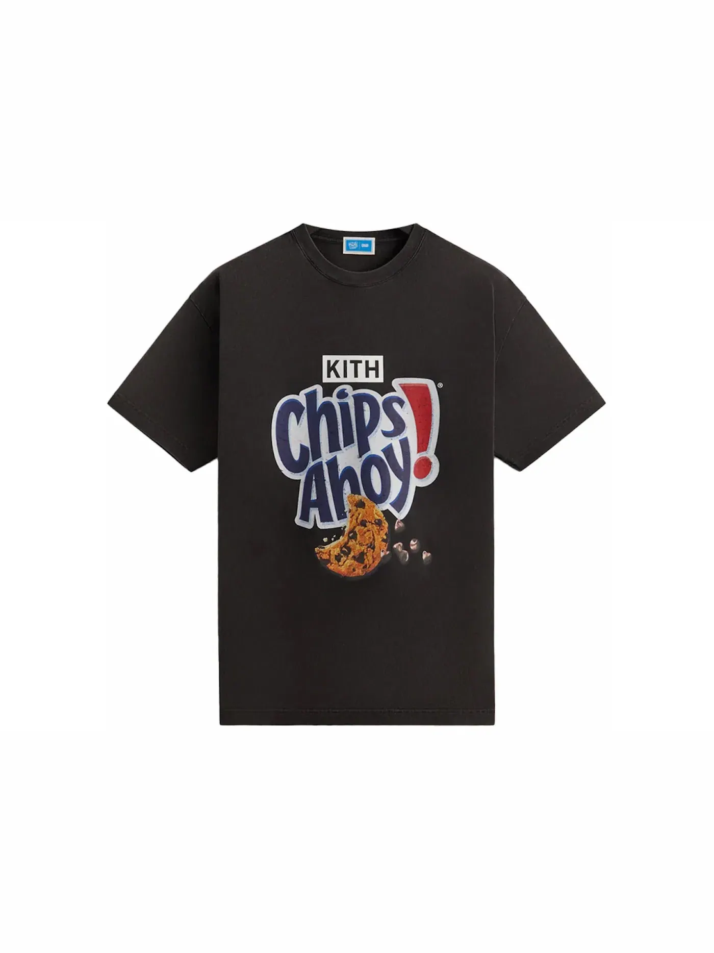 Мужская футболка с принтом Kith Treats Chips Ahoy! Vintage Tee Kith — изображение 1 из 2, черный