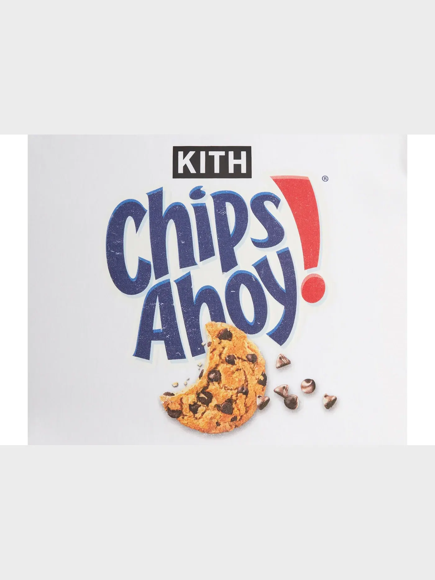 Мужская футболка с принтом Kith Treats Chips Ahoy! Vintage Tee Kith — изображение 2 из 2, белый