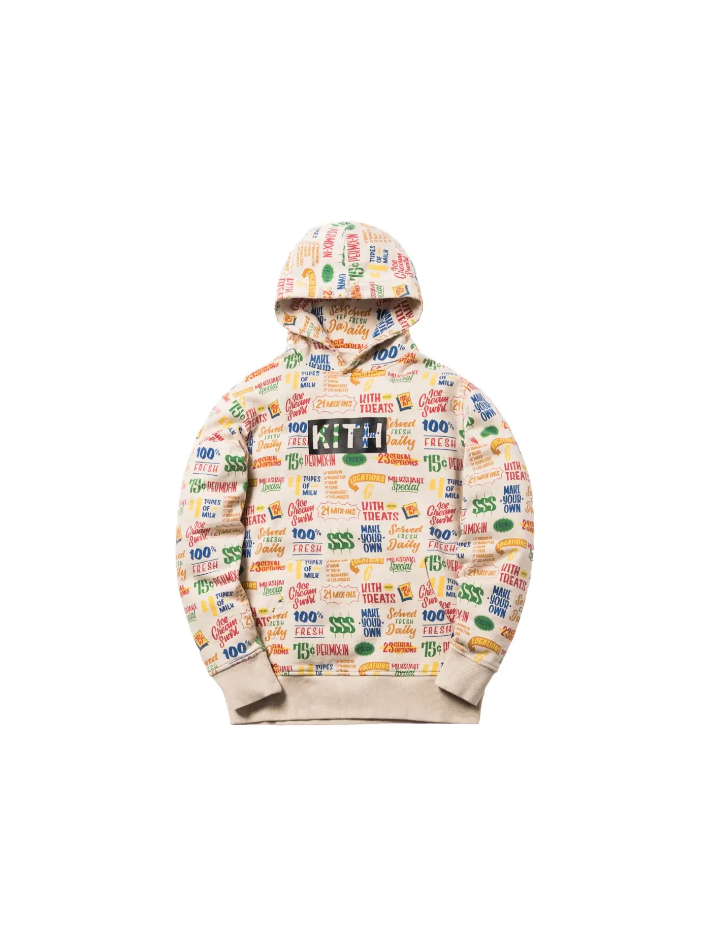 Мужской худи Circular Hoodie Kith, Turtle Dove — изображение 1 из 1