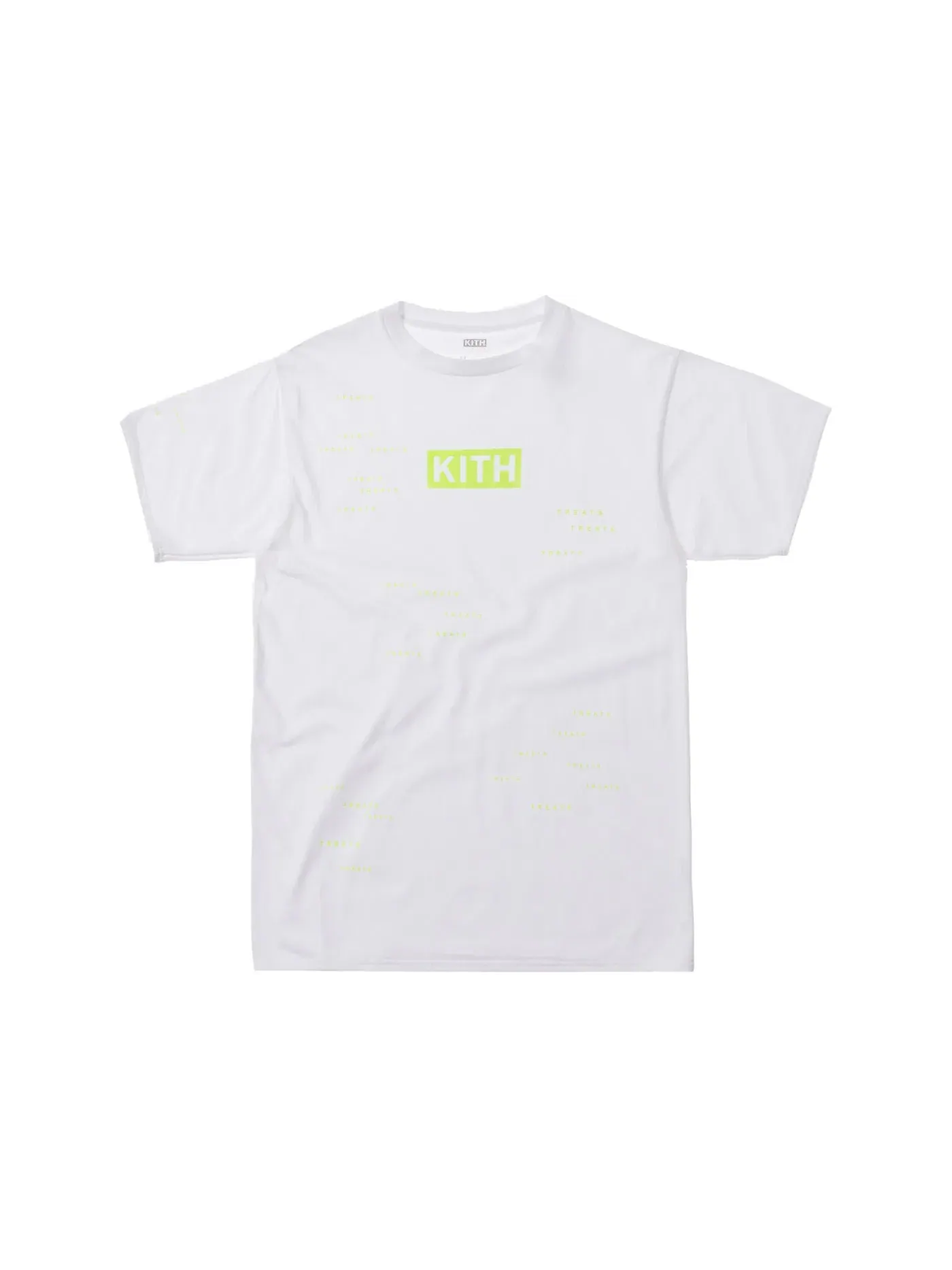 Мужская футболка с принтом Tee Kith — изображение 1 из 1, белый