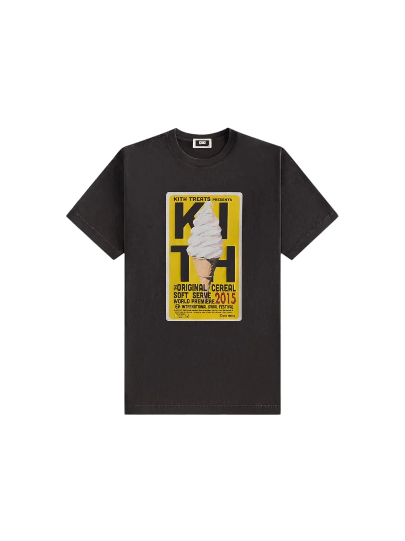 Мужская футболка с принтом Kith Treats Film Festival Vintage Tee Kith — изображение 1 из 1, черный