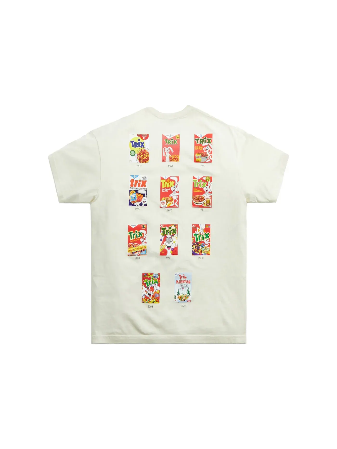 Мужская футболка с принтом Kith Treats for Trix Cereal Box Archive Tee Kith, Sandrift — изображение 2 из 2