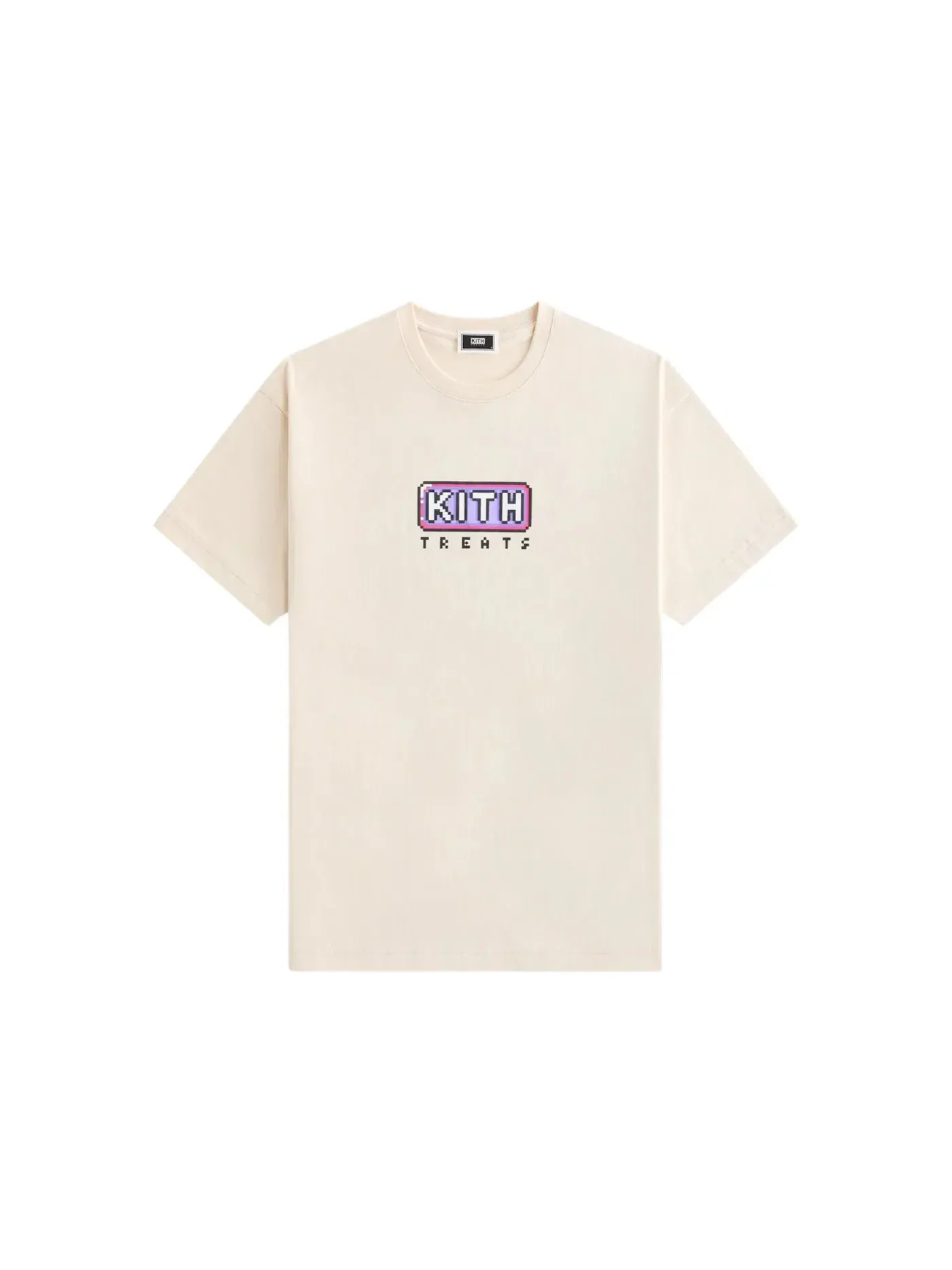 Мужская футболка с принтом Kith Treats Grape Arcade Tee Waffle, Waffle — изображение 2 из 2