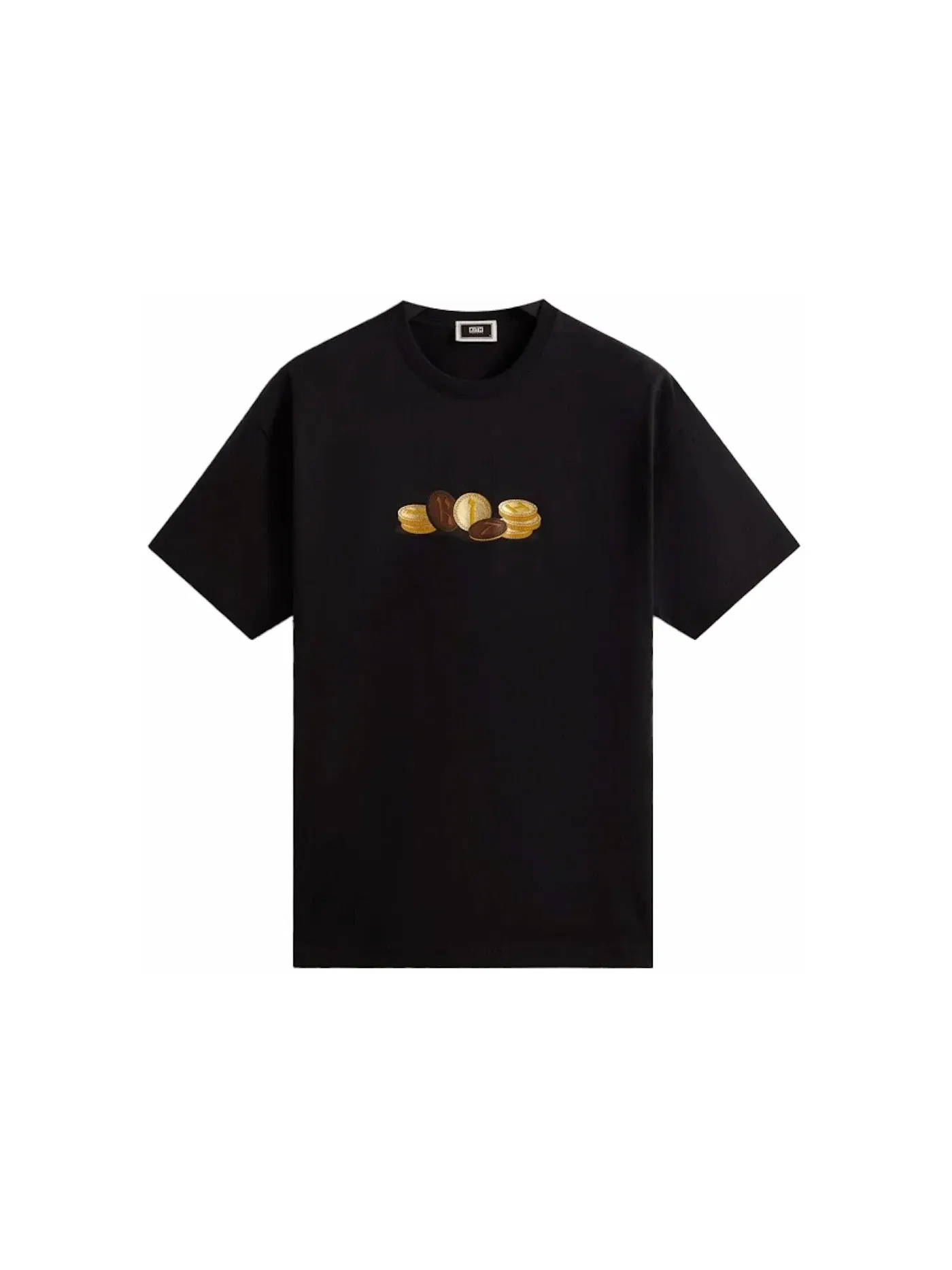 Мужская футболка с принтом Tee Kith — изображение 1 из 1, черный