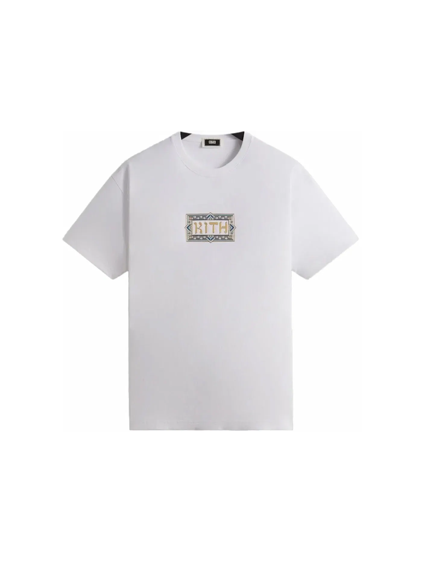 Мужская футболка с принтом Kith Treats Hanukkah Hebrew Logo Tee Kith — изображение 1 из 1, белый