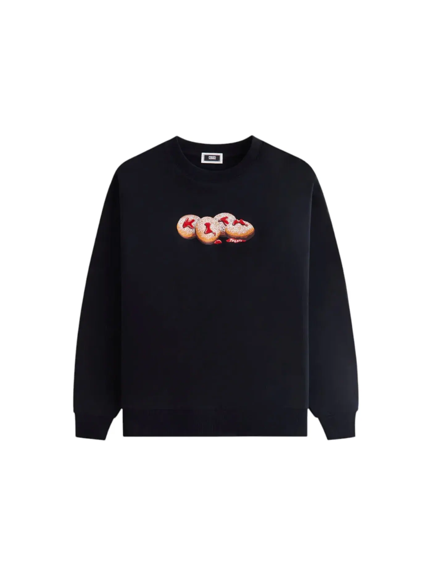 Мужской свитшот с принтом Nelson Crewneck Kith — изображение 1 из 1, черный