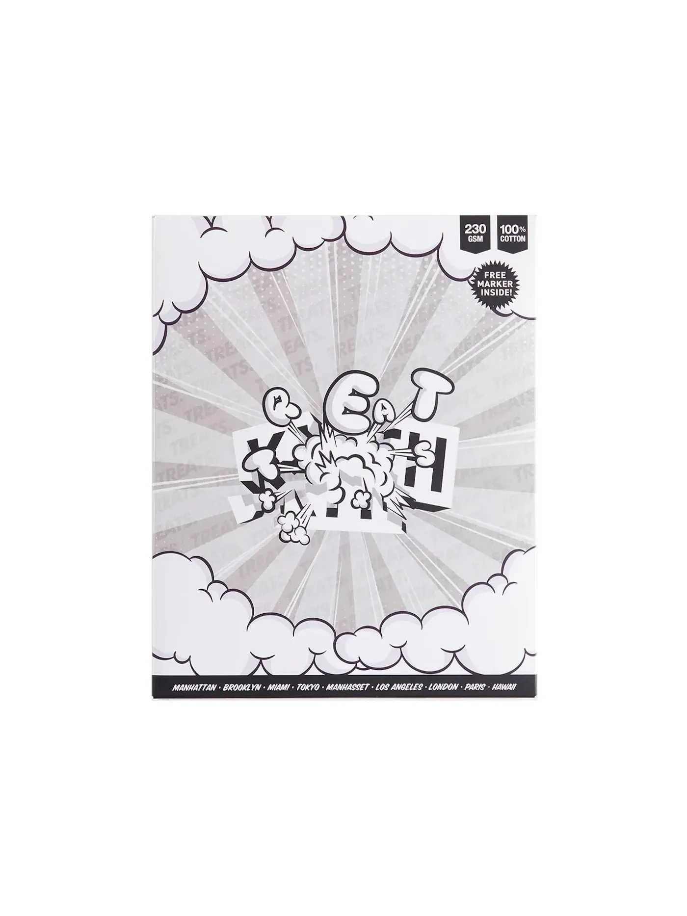 Мужская футболка с принтом Kith Treats Kaboom Tee Kith — изображение 3 из 3, черный