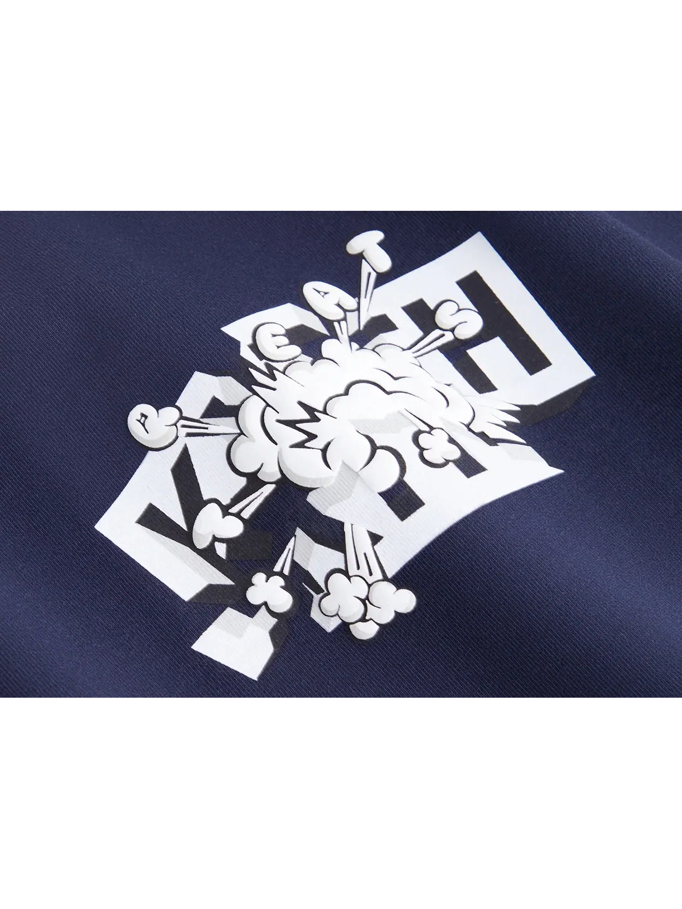 Мужская футболка с принтом Kith Treats Kaboom Tee Kith — изображение 2 из 3, ночной