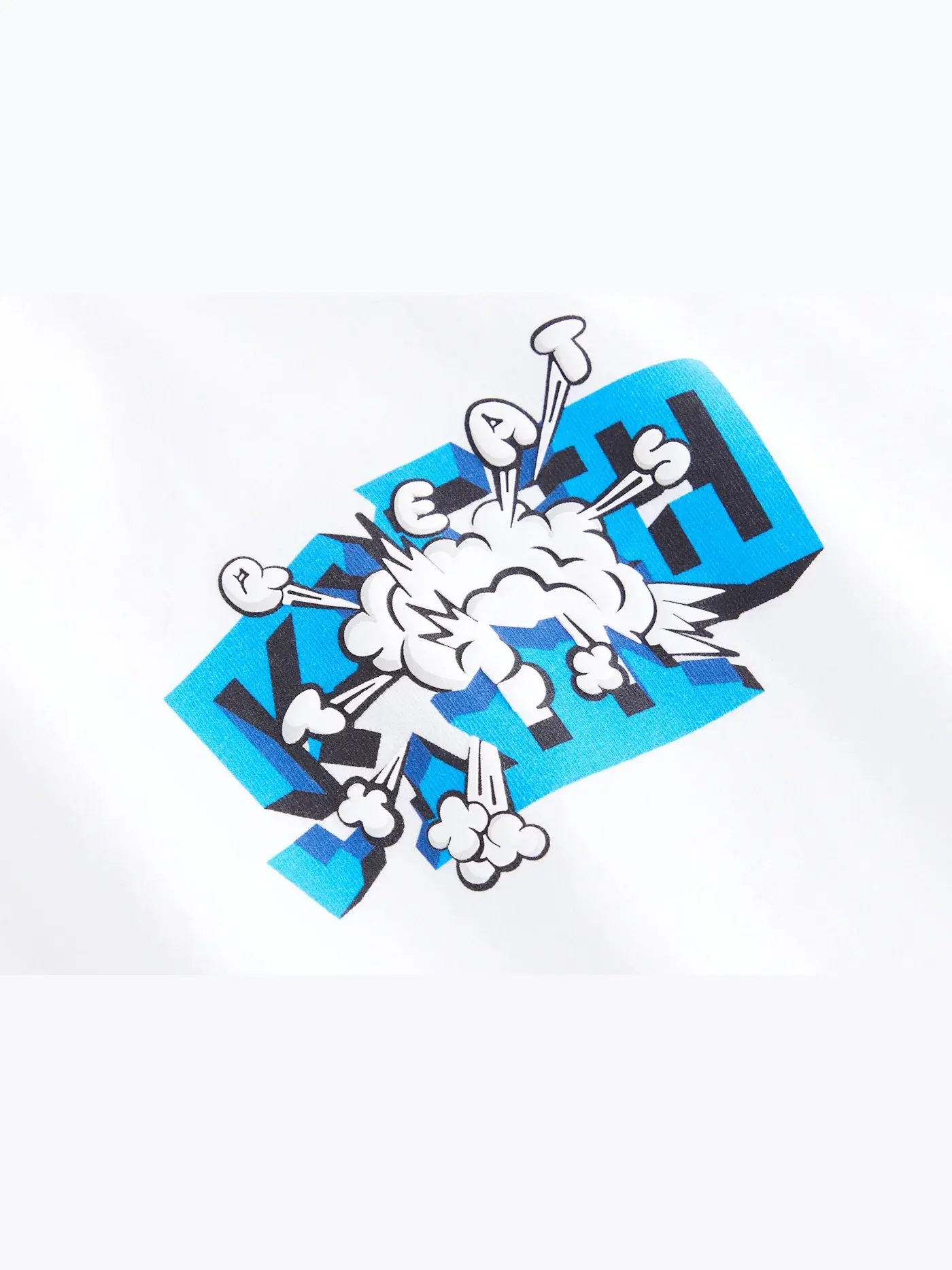 Мужская футболка с принтом Kith Treats Kaboom Tee Kith — изображение 2 из 3, белый