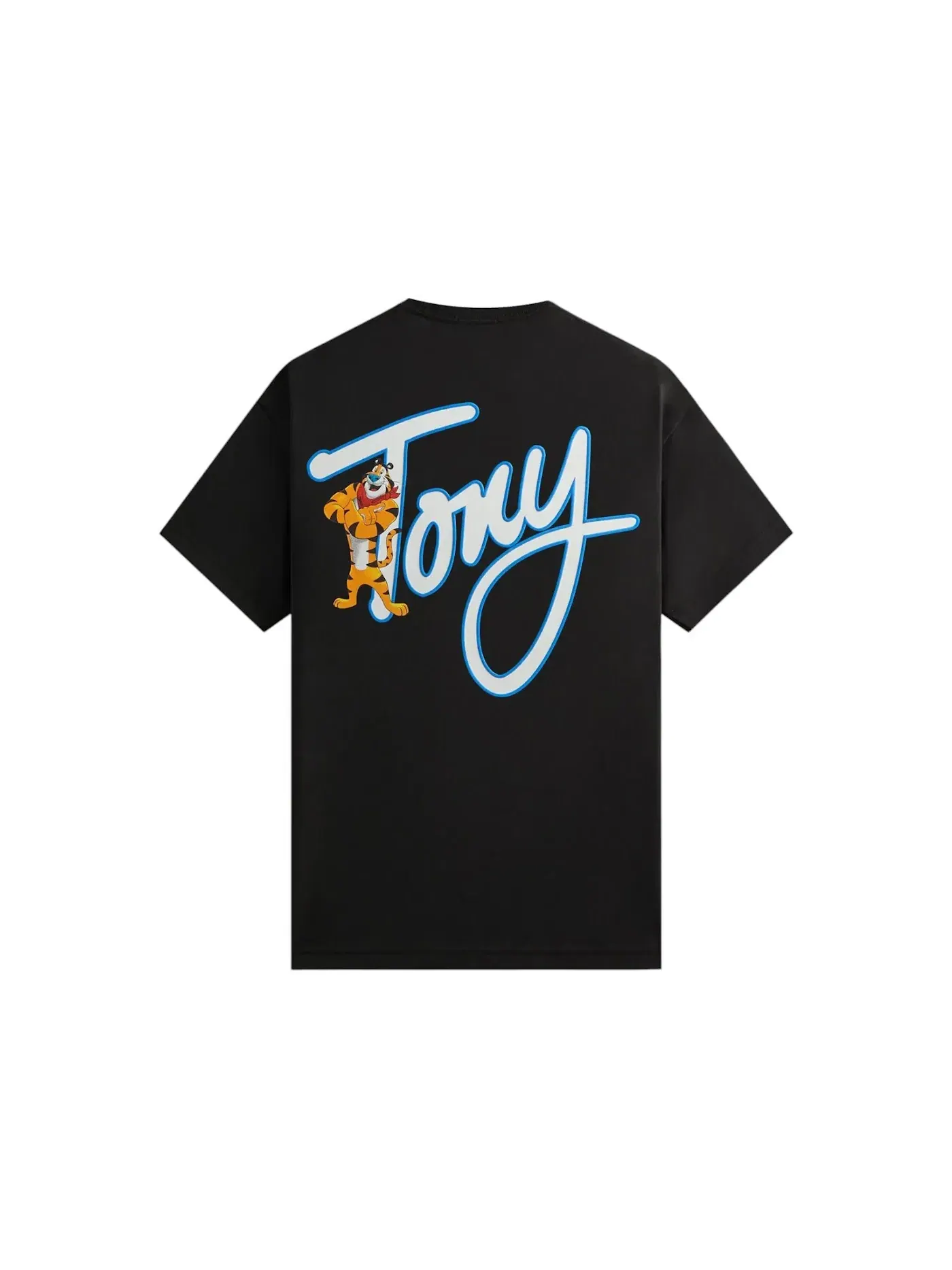 Мужская футболка с принтом Kith Treats Kellogg’s Frosted Flakes Cereal Tony the Tiger Tony Signature Tee Kith, черный