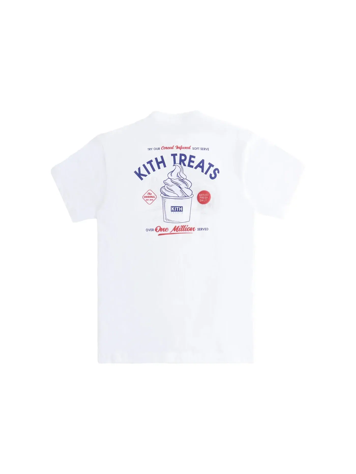 Мужская футболка с принтом Kith Treats Million Tee Kith — изображение 2 из 2, белый