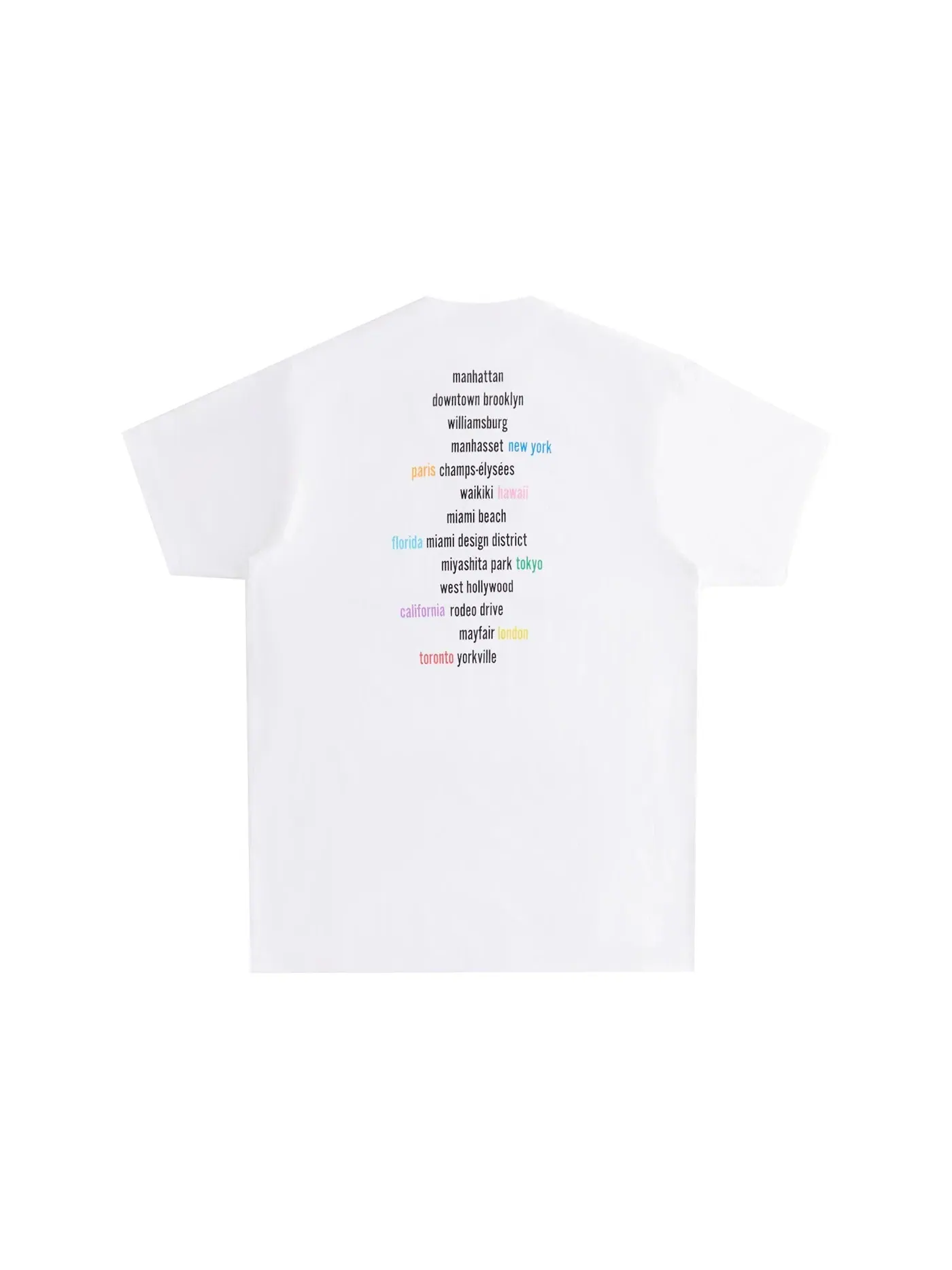 Мужская футболка с принтом Tee Kith — изображение 2 из 4, белый