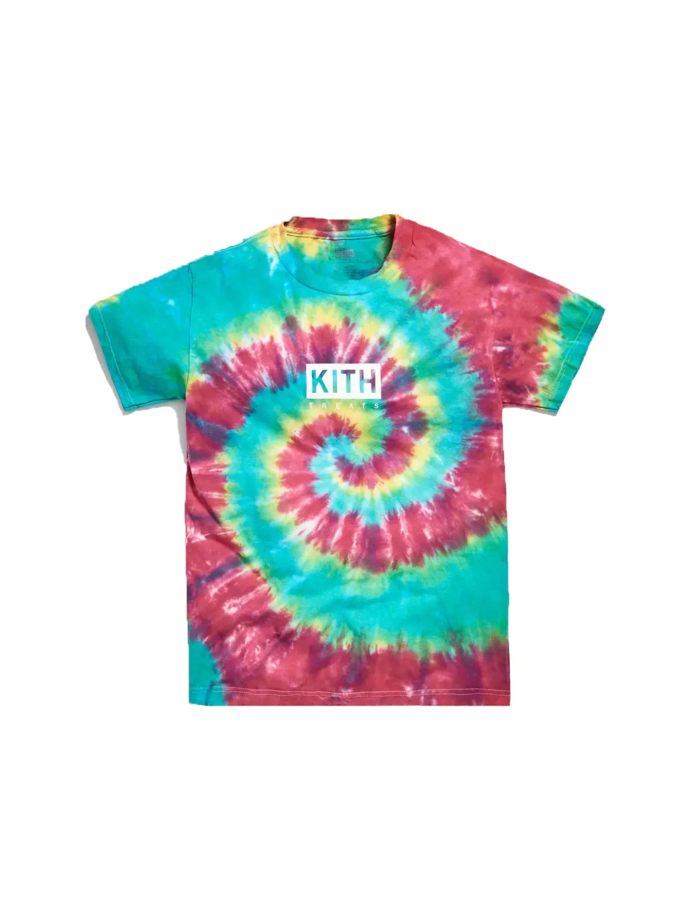 Мужская футболка с принтом Kith Treats Swirl Tee Kith — изображение 1 из 1, мульти