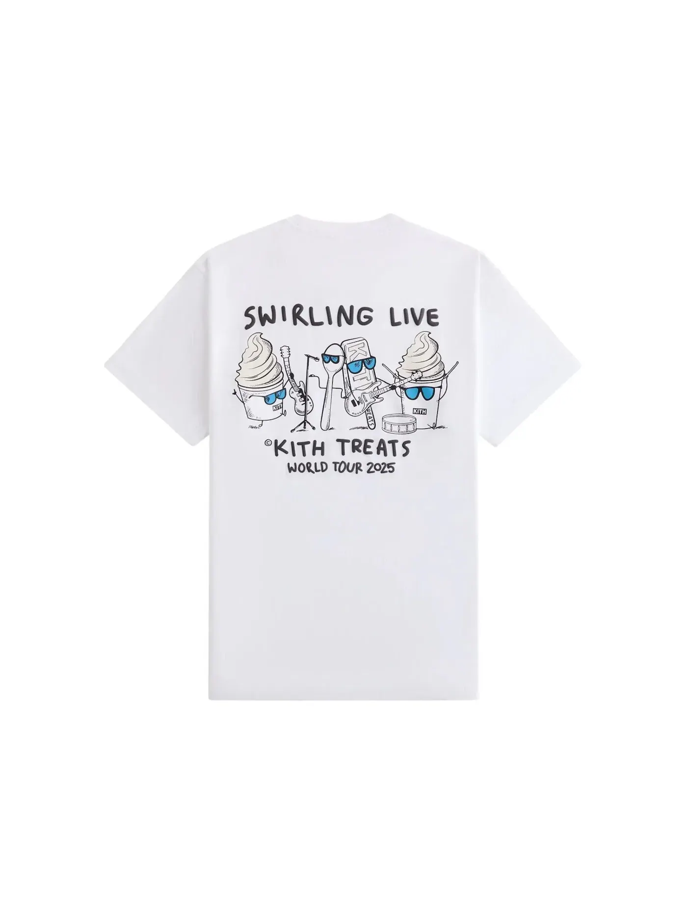 Мужская футболка с карманом Kith Treats Swirling Live Tour Vintage Pocket Tee — изображение 2 из 2, белый