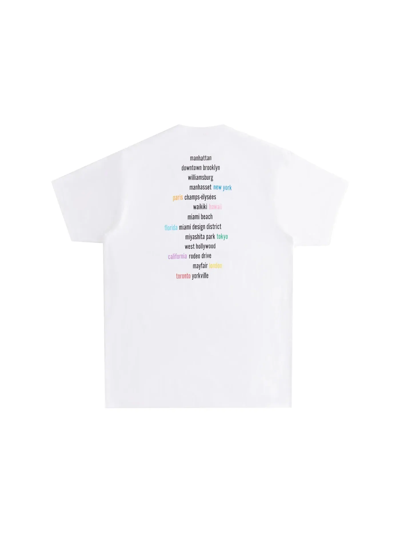Мужская футболка хлопковая Kith Treats Toronto Café Tee Kith — изображение 2 из 4, белый