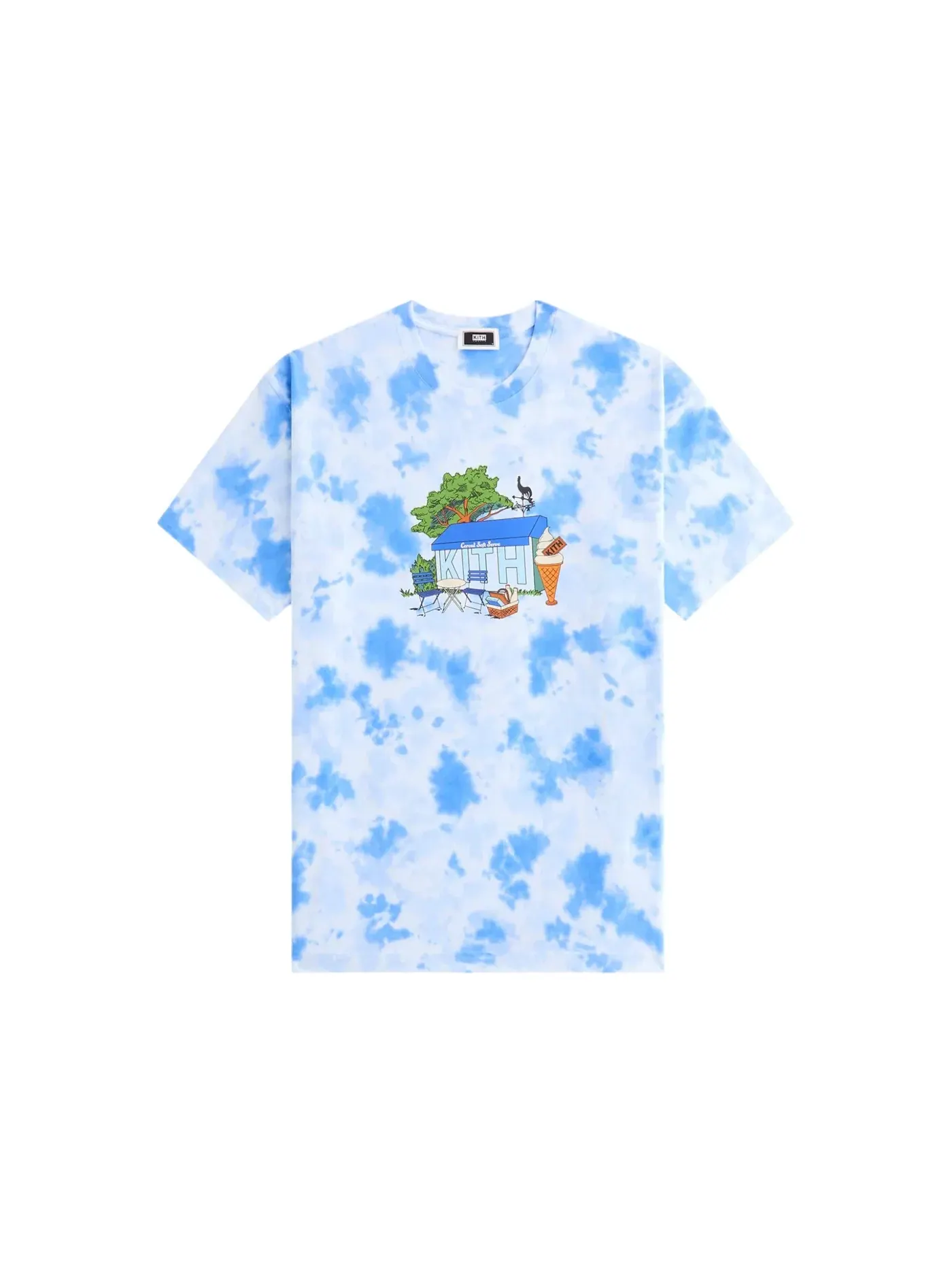 Мужская футболка с принтом Kith Treats Tropical Destination Tee Kith, Oto — изображение 1 из 2