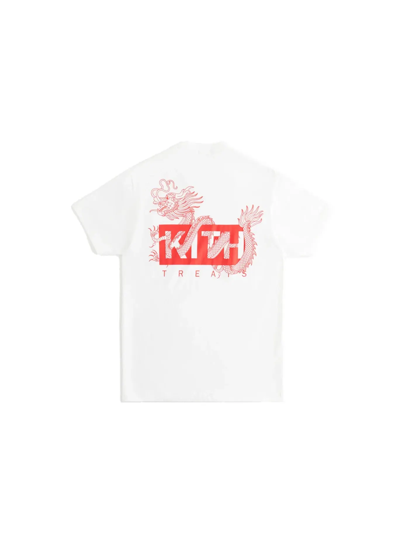 Мужская футболка с принтом Year of the Dragon Pocket Tee Kith — изображение 1 из 2, белый