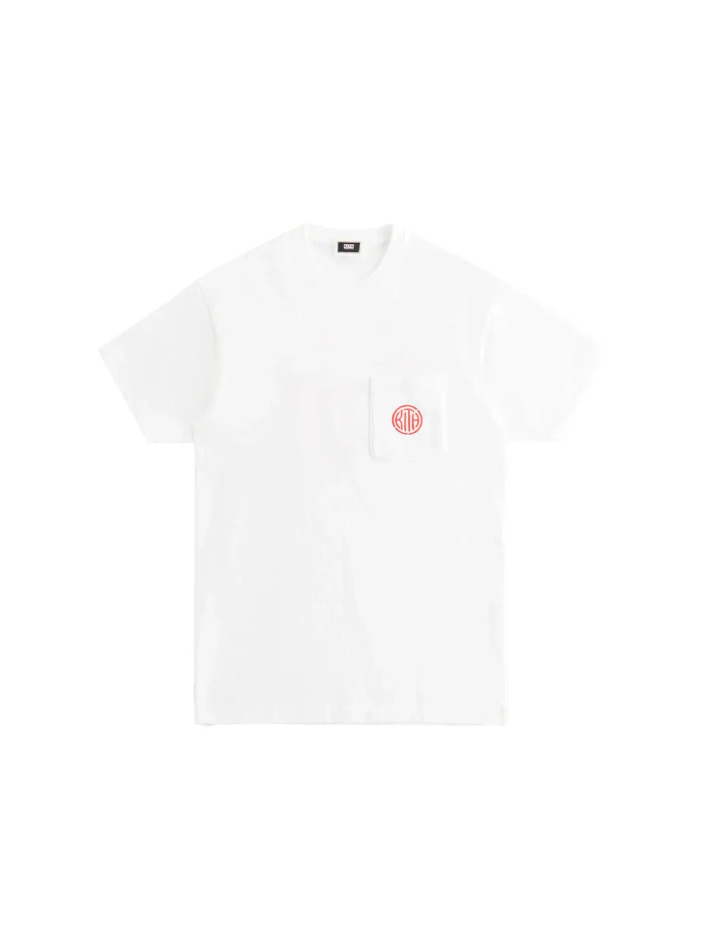 Мужская футболка с принтом Year of the Dragon Pocket Tee Kith — изображение 2 из 2, белый