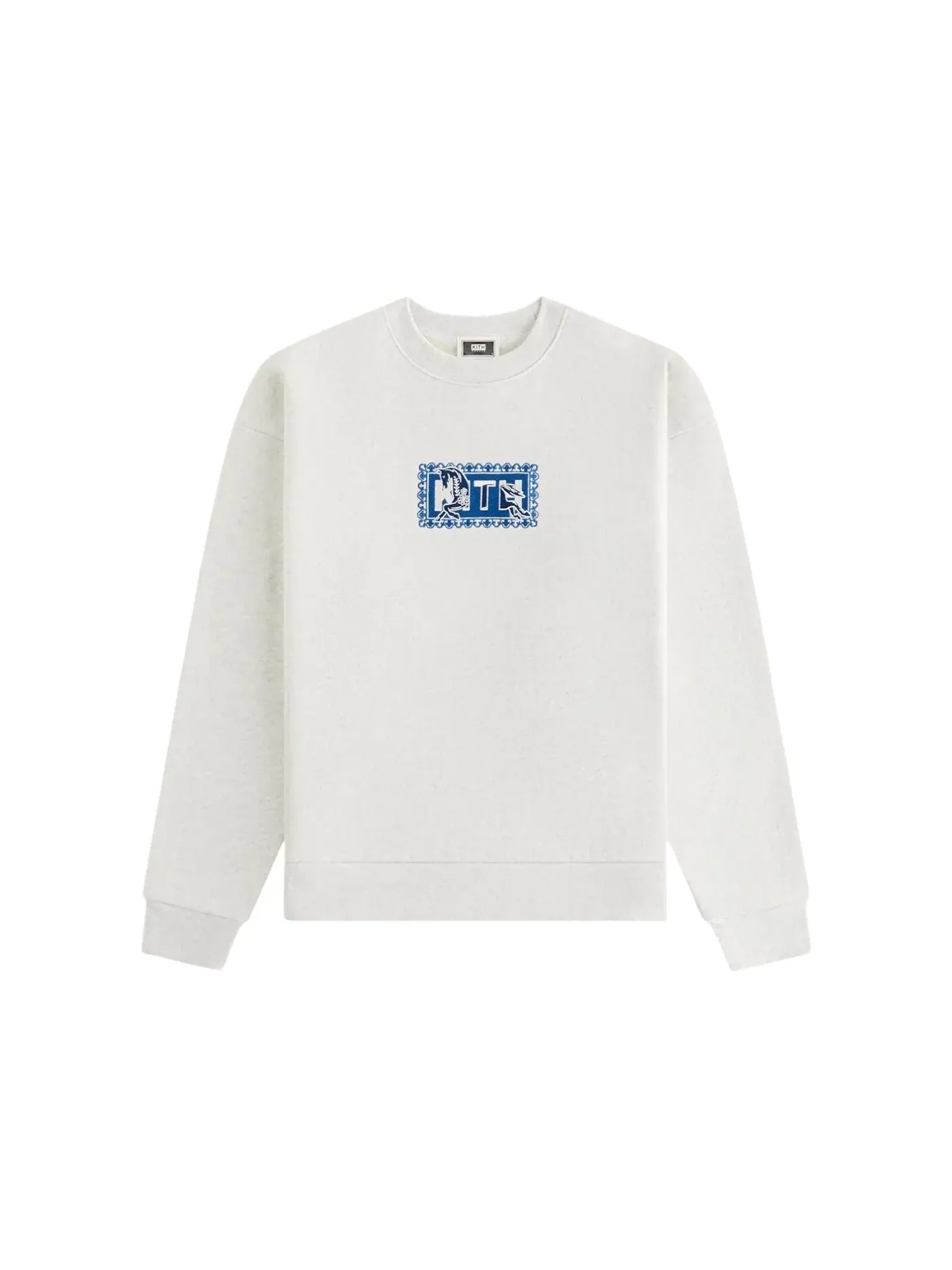 Мужской свитшот с круглым вырезом Kith Treats Year Of The Horse Nelson Crewneck — изображение 1 из 2, светлый серый