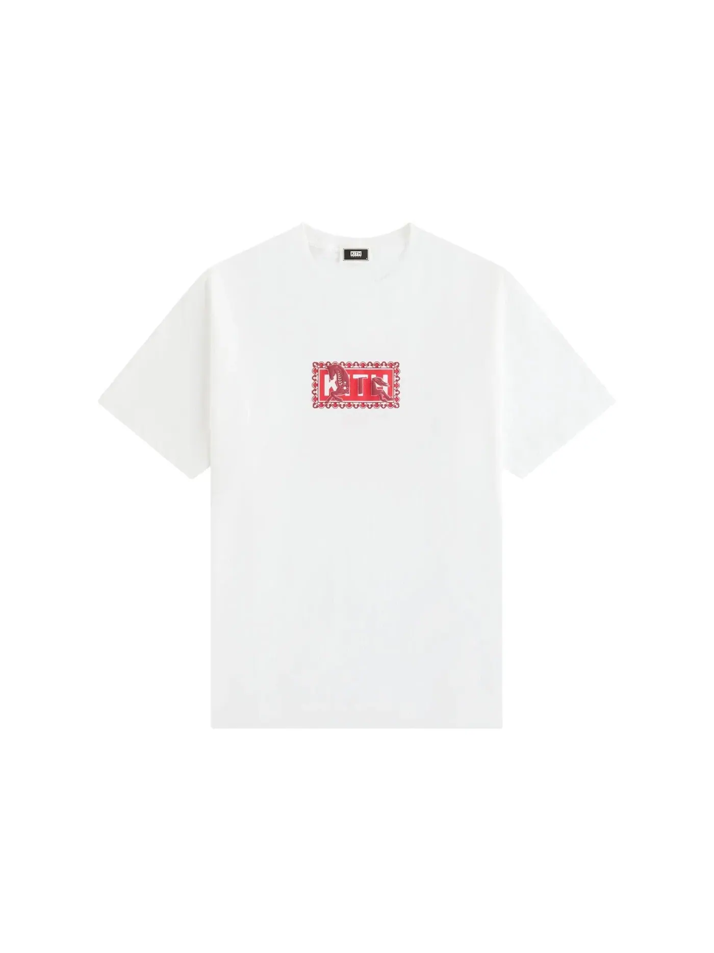 Мужская футболка с принтом Kith Treats Year Of The Horse Tee Kith — изображение 1 из 2, белый