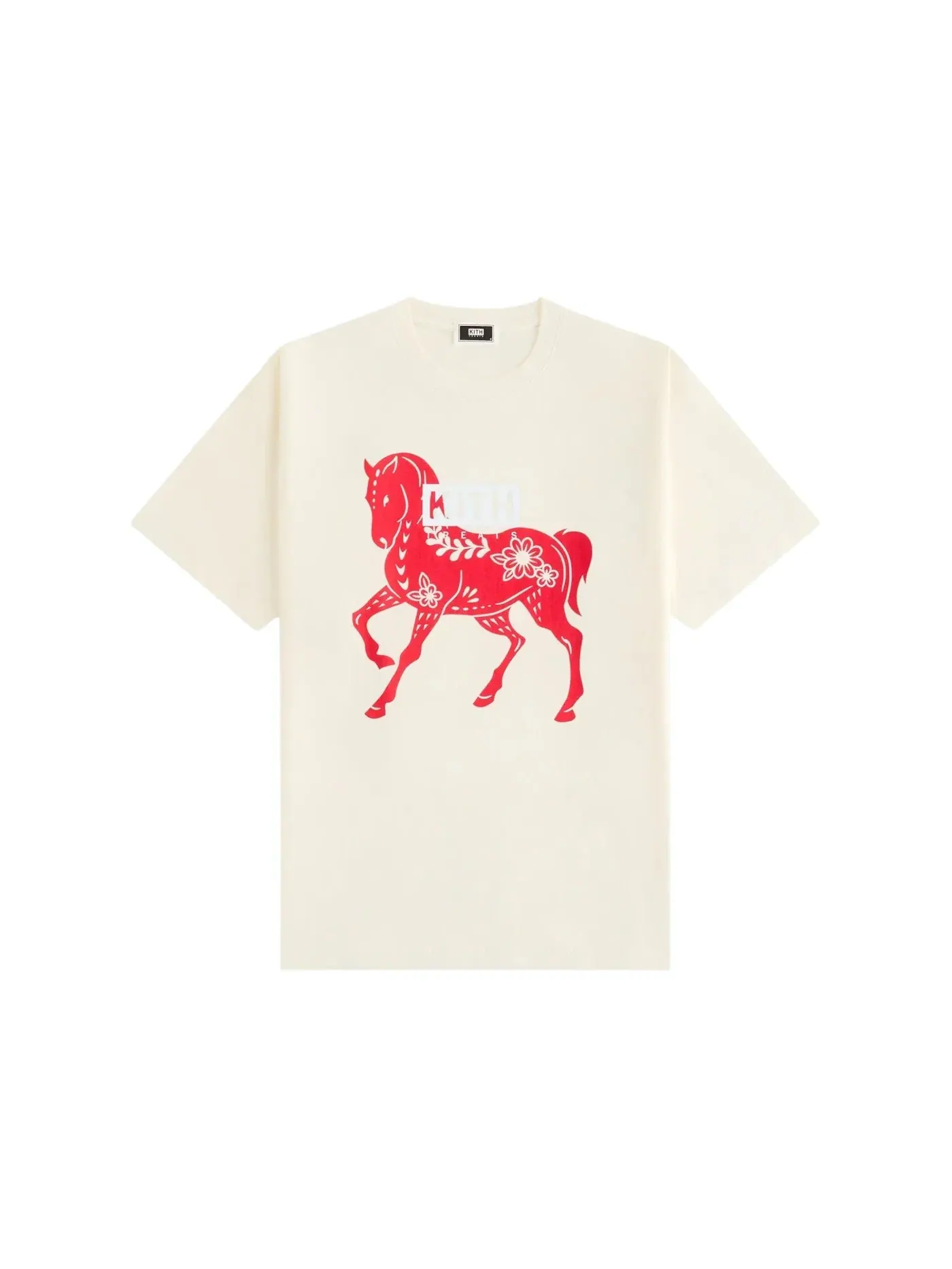 Мужская футболка с принтом Year Of The Horse Vintage Kith, Sandrift — изображение 1 из 2