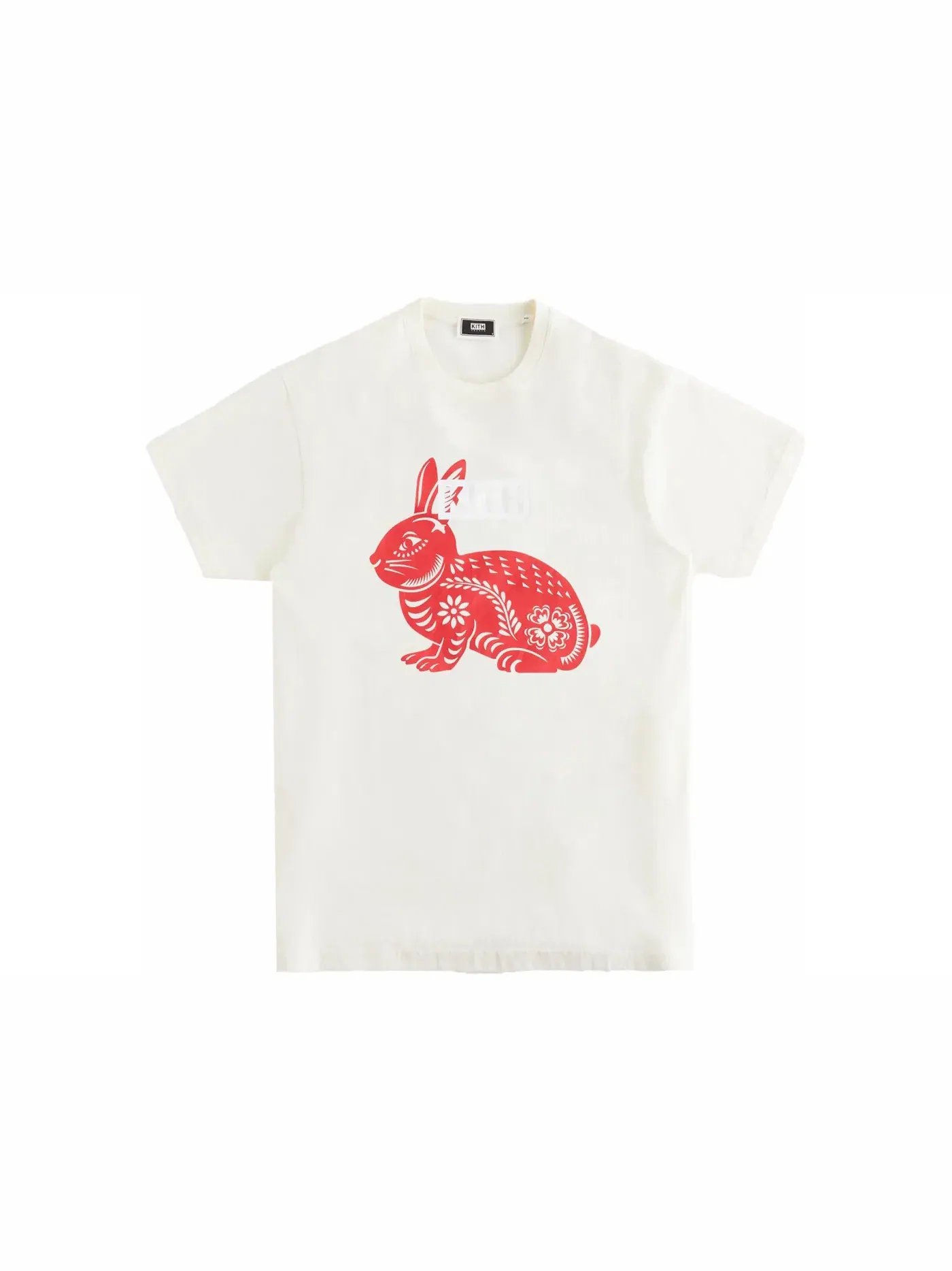 Мужская футболка хлопковая Kith Treats Year Of The Rabbit Vintage Tee, Sandrift — изображение 1 из 2