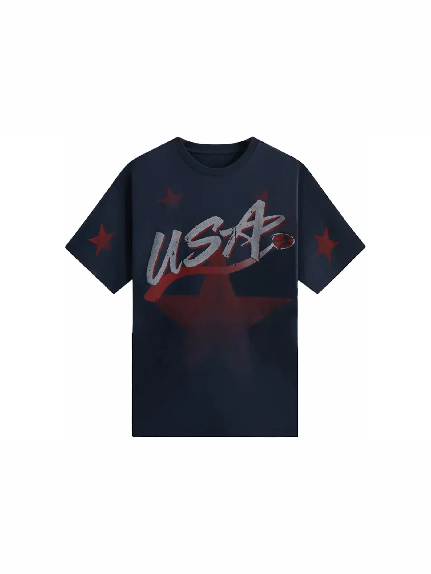 Мужская футболка с принтом Kith USA Basketball All Star Vintage Tee — изображение 1 из 2, ночной