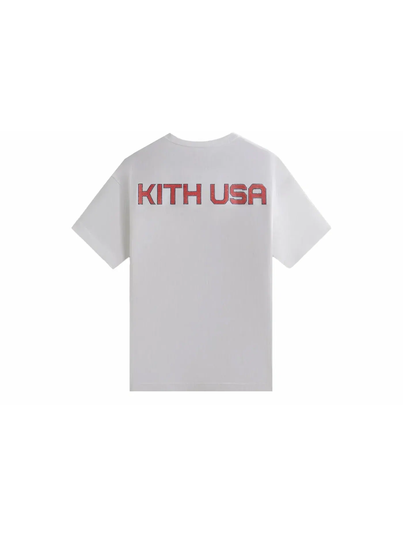 Мужская футболка с принтом Kith USA Basketball Champions Vintage Tee — изображение 2 из 2, белый