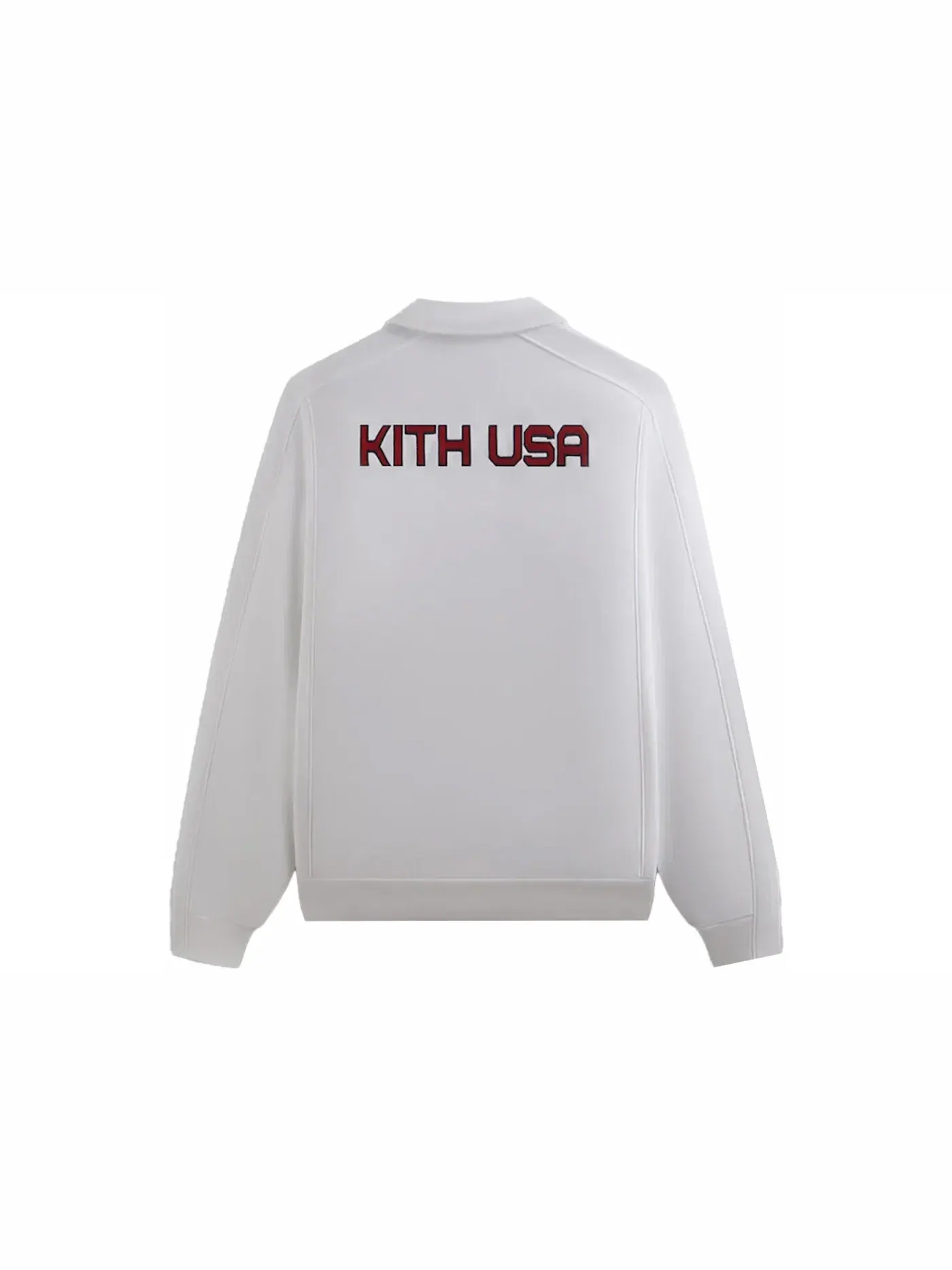 Мужской пуловер с воротником Kith USA Basketball Nelson — изображение 2 из 2, белый