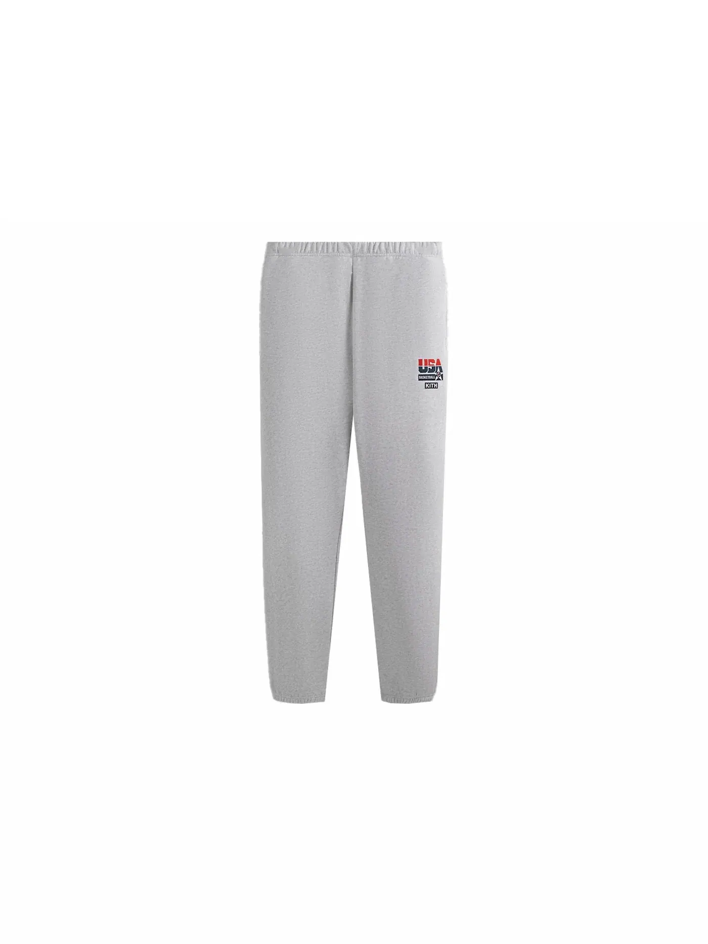 Мужские спортивные штаны Kith USA Basketball Vintage Nelson Sweatpant — изображение 1 из 2, светлый серый