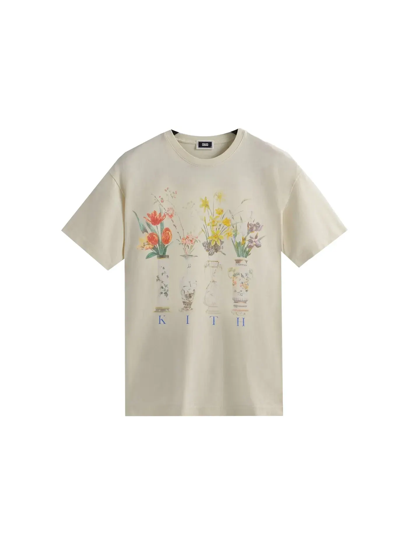 Мужская футболка с принтом Kith Tee, Sandrift — изображение 1 из 2