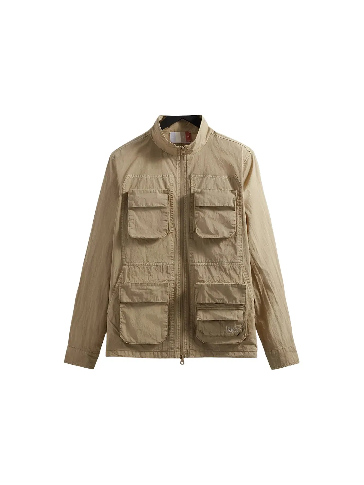 Мужская рубашка на молнии с длинным рукавом Wolcott Shirt Kith — изображение 1 из 2, холст
