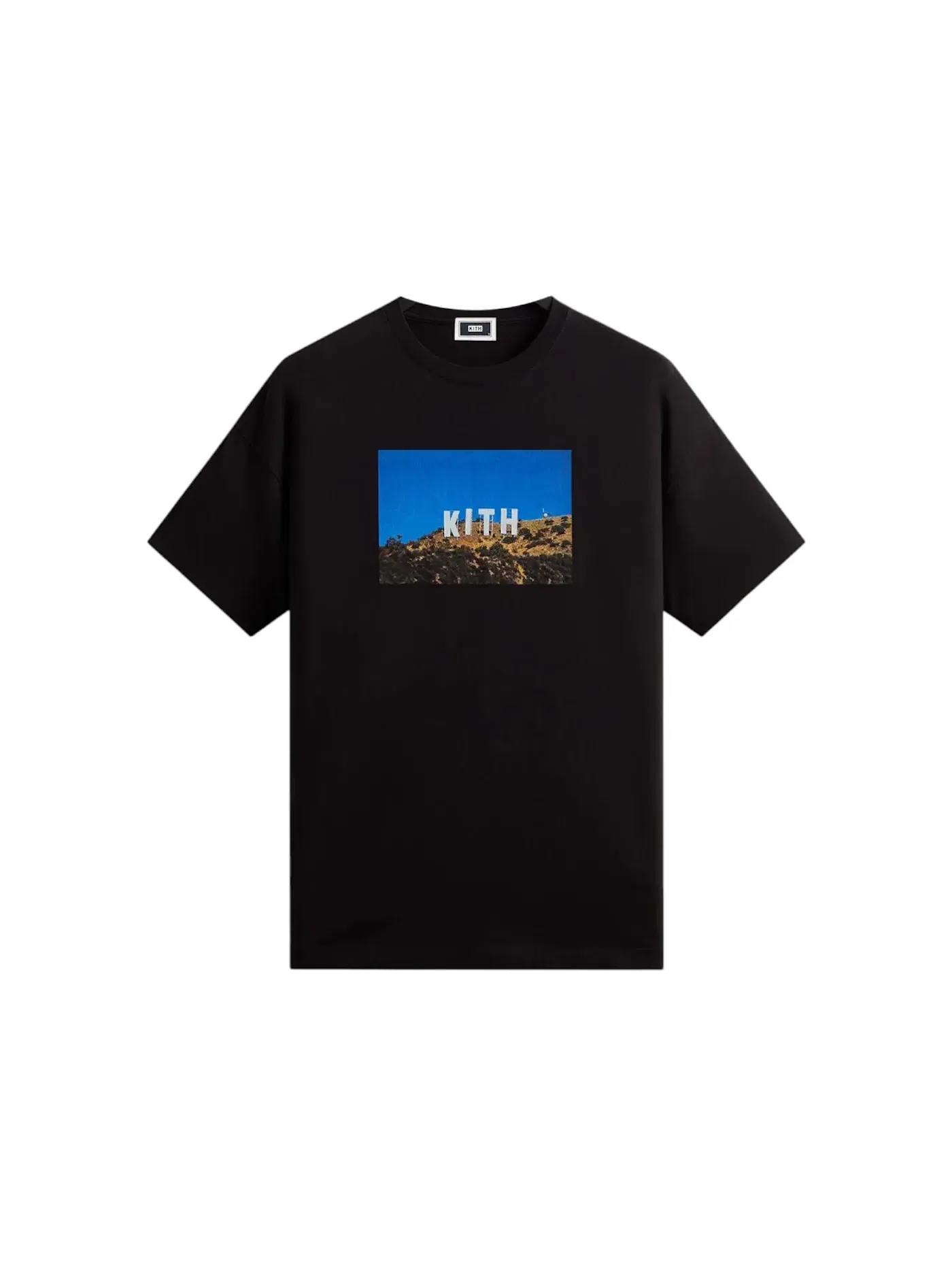 Мужская футболка с принтом Kith West Hollywood Tee Black — изображение 1 из 1, черный