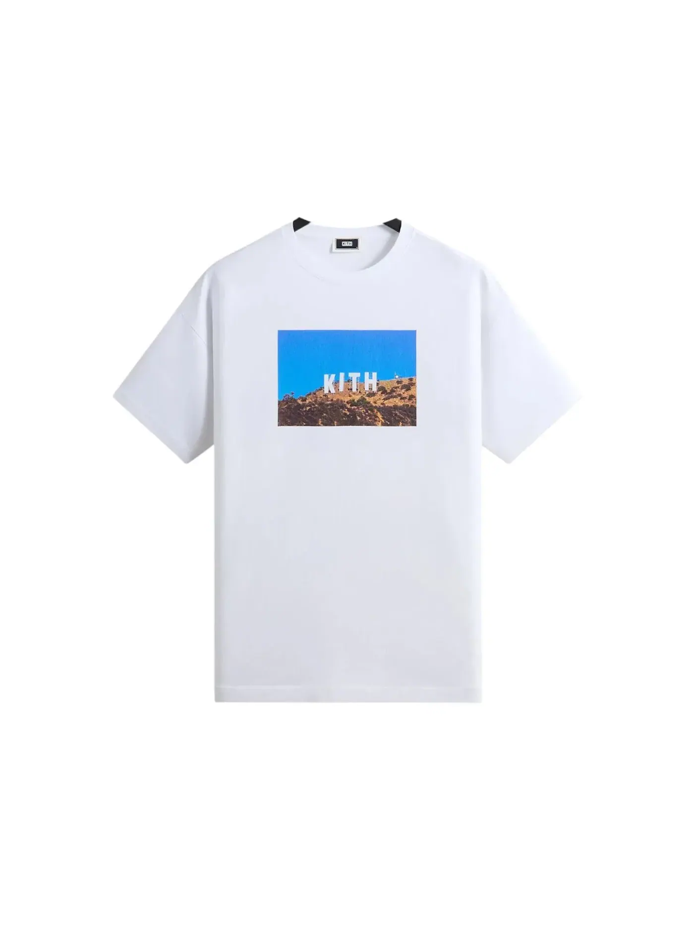 Мужская футболка с принтом Kith Tee — изображение 1 из 1, белый