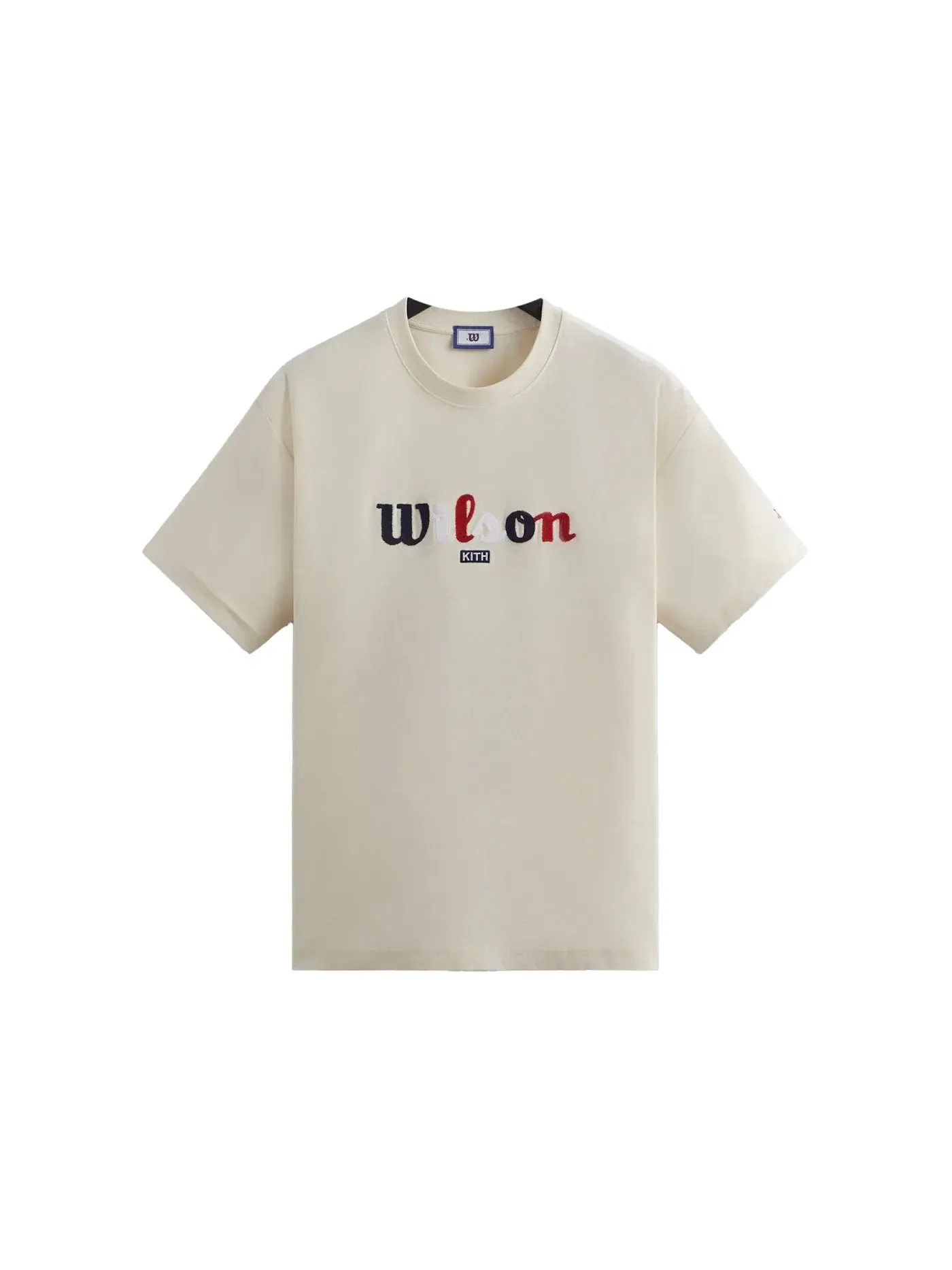 Мужская футболка с вышивкой Kith Wilson Hero Vintage Tee Kith, Sandrift — изображение 1 из 1