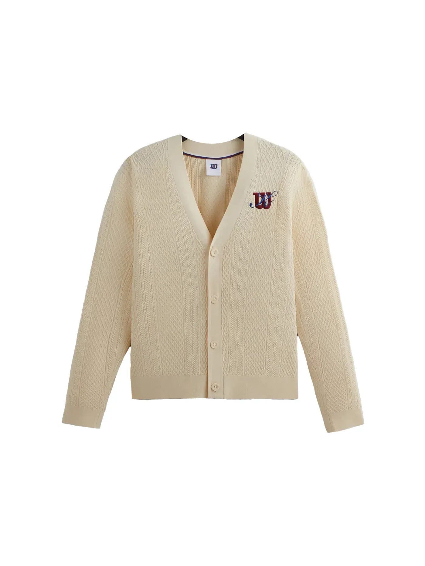 Мужской кардиган с длинным рукавом Cardigan Kith, Seedpearl — изображение 1 из 2