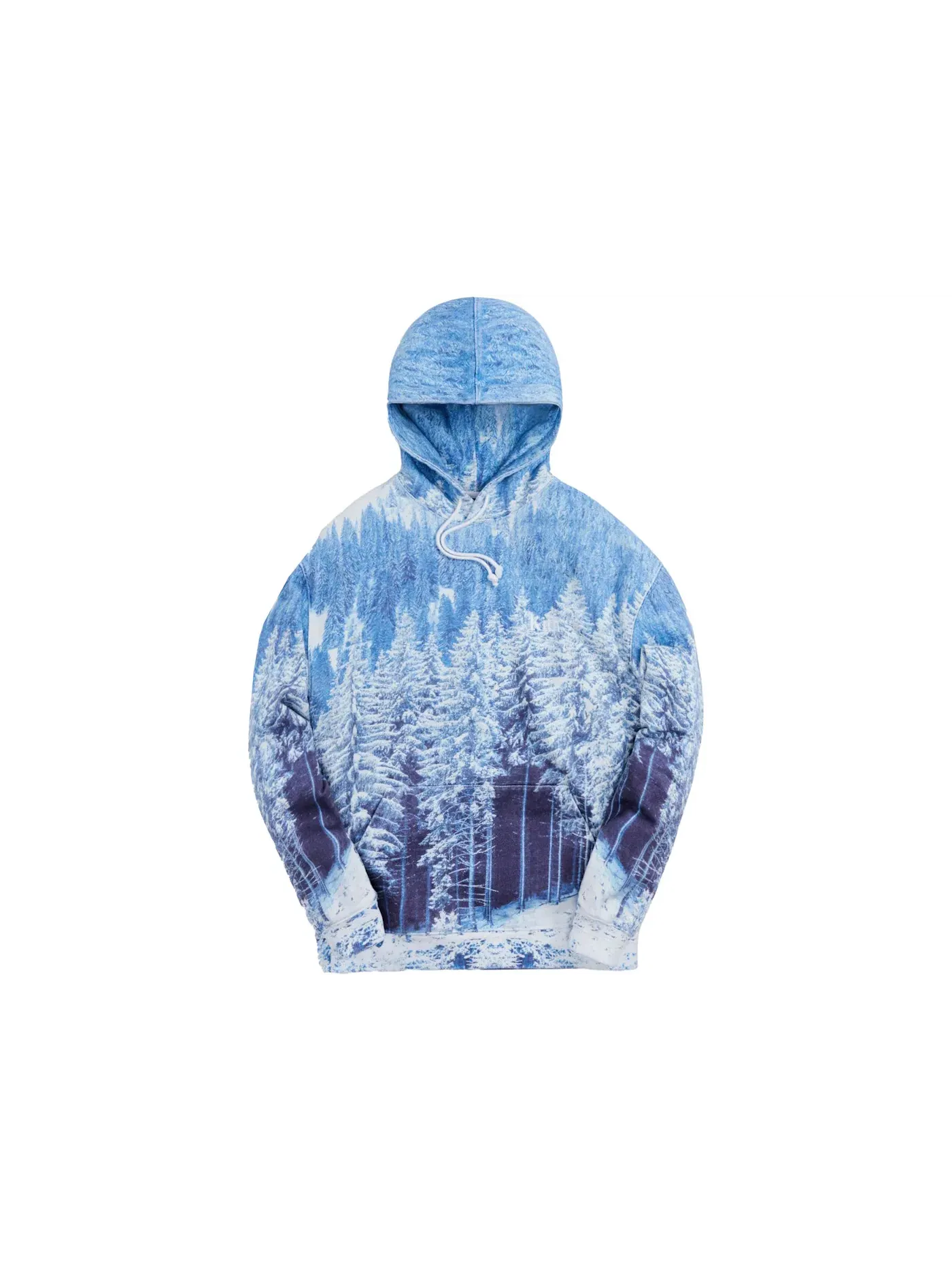 Мужской худи с принтом Kith Winter Forest — изображение 1 из 2, белый