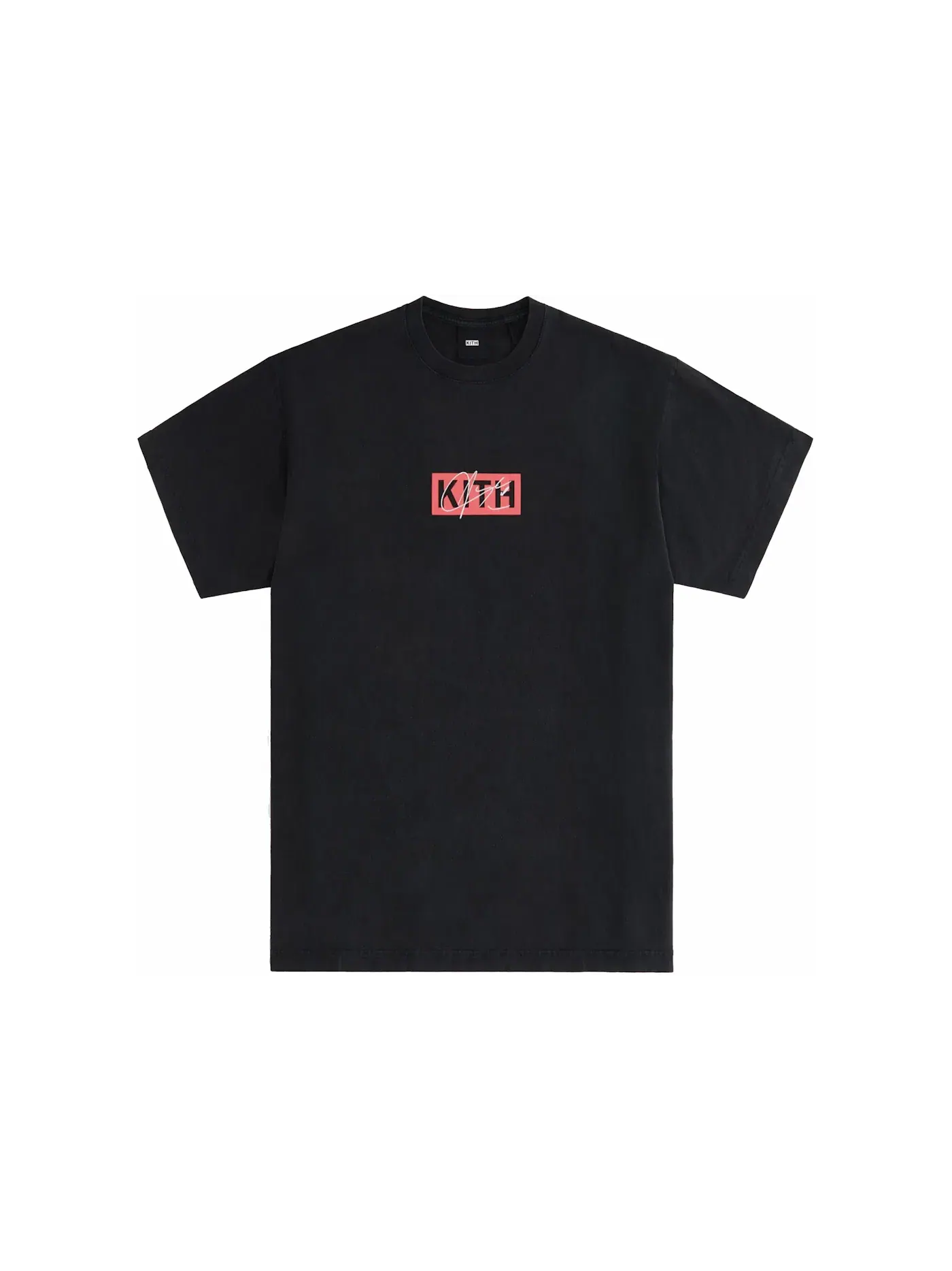 Женская футболка с принтом Kith Aaliyah Classic Logo Vintage Tee — изображение 1 из 3, черный