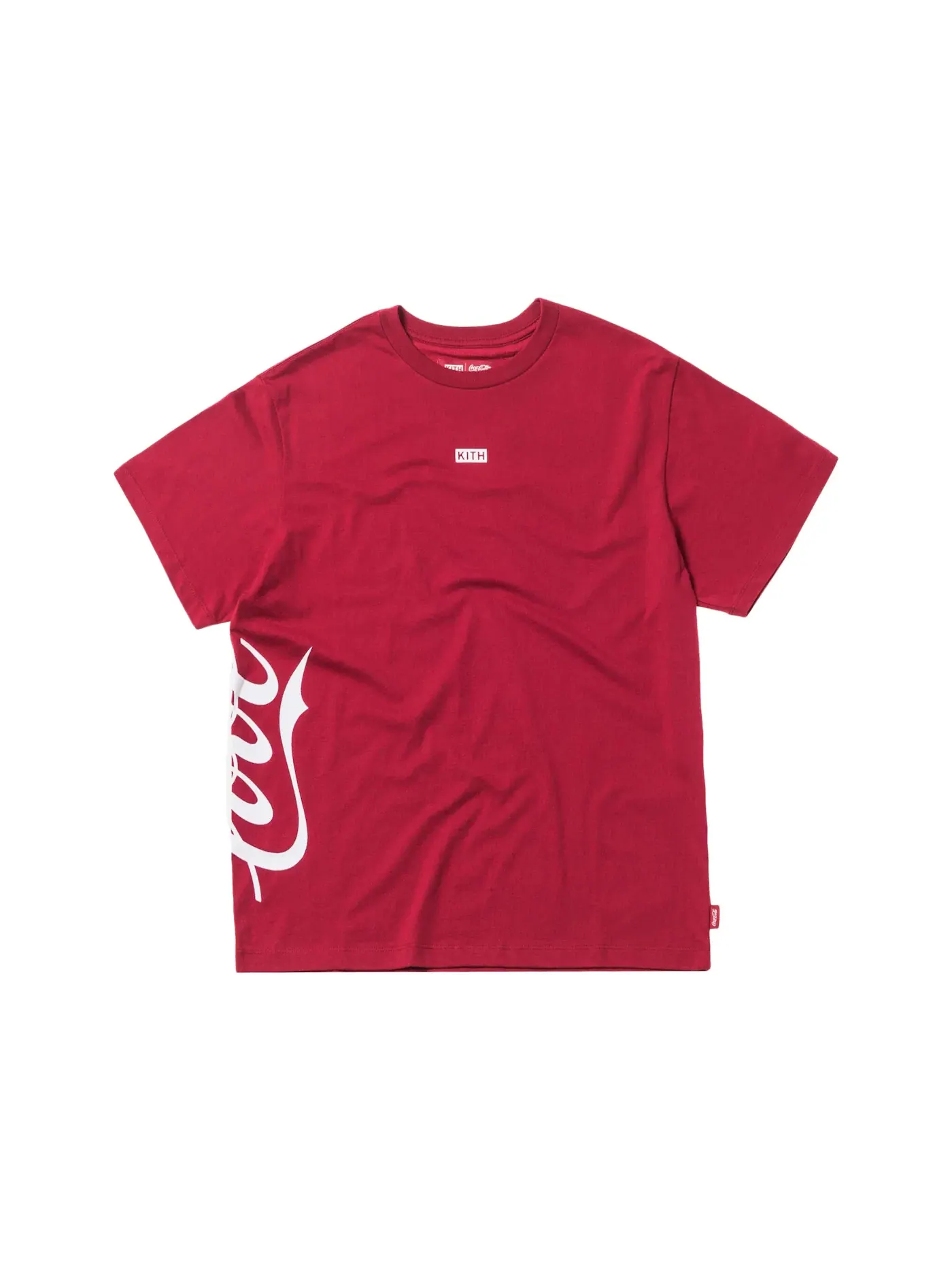 Женская футболка с принтом Kith Women x Coca-Cola Mott Love Tee — изображение 1 из 1, красный