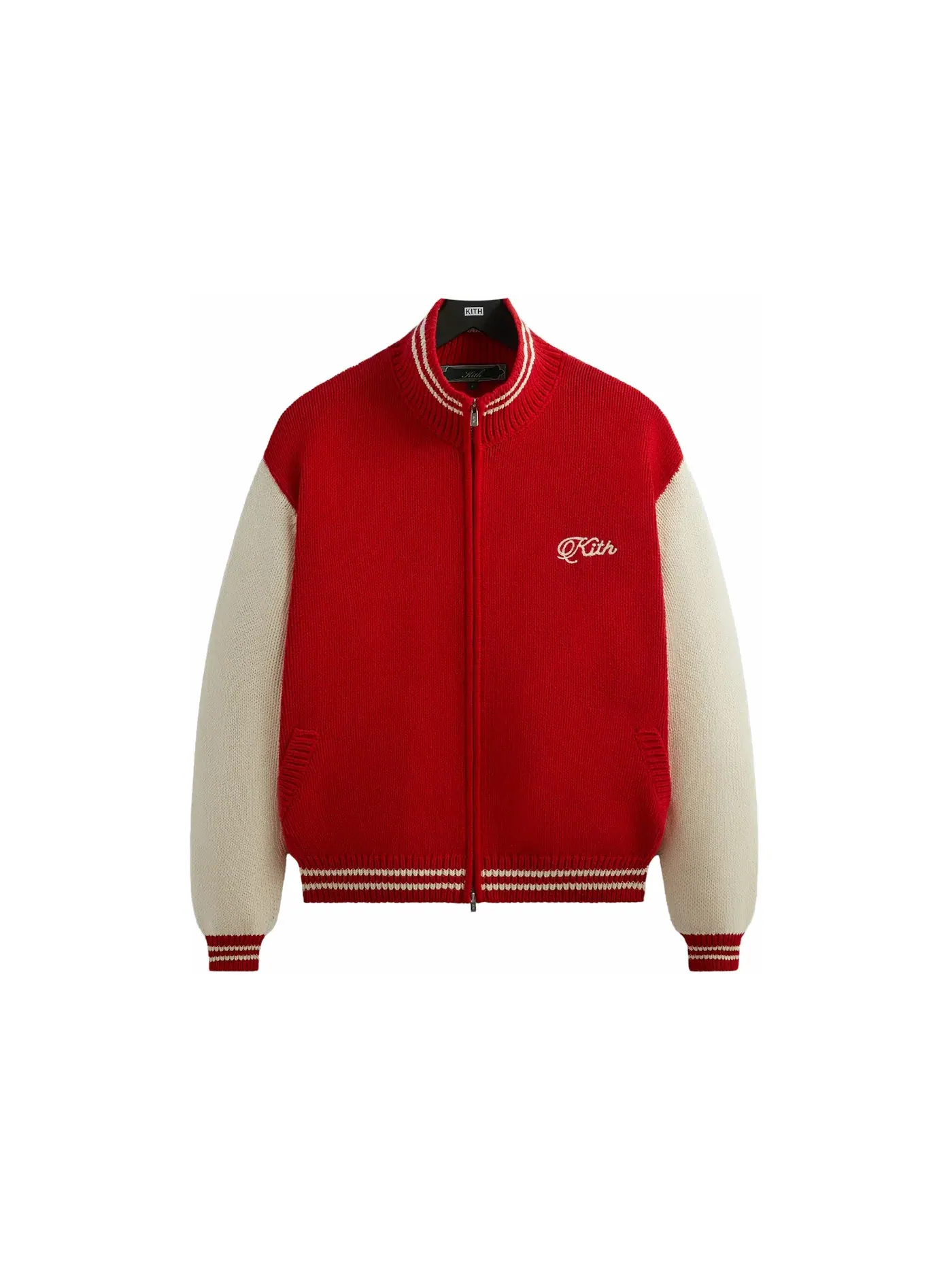 Мужской свитер с полной застежкой-молнией Wyona Full-Zip Varsity Kith, Fame — изображение 2 из 2