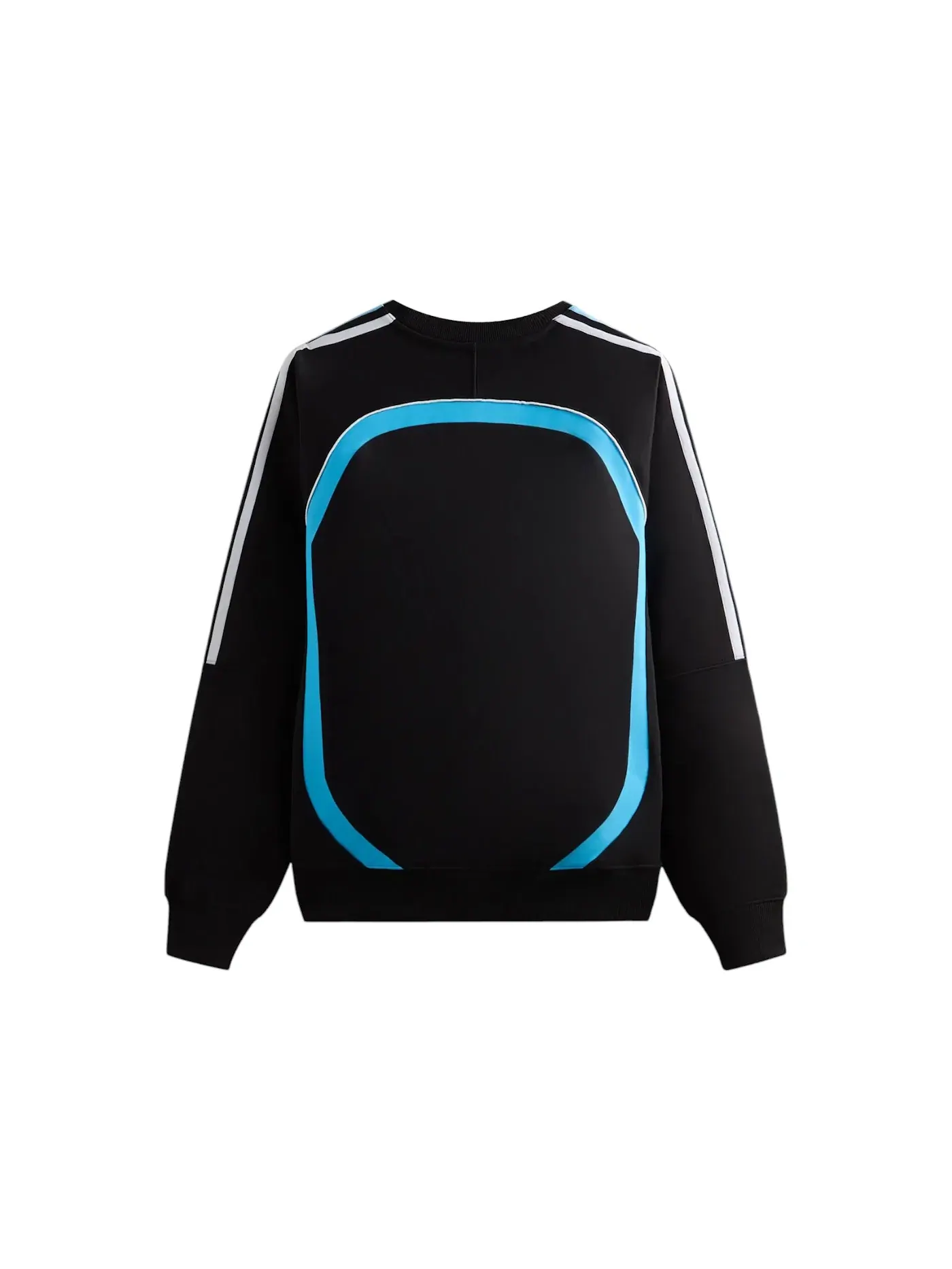 Мужской свитшот с длинным рукавом Kith x Adidas Football Crewneck — изображение 2 из 2, черный